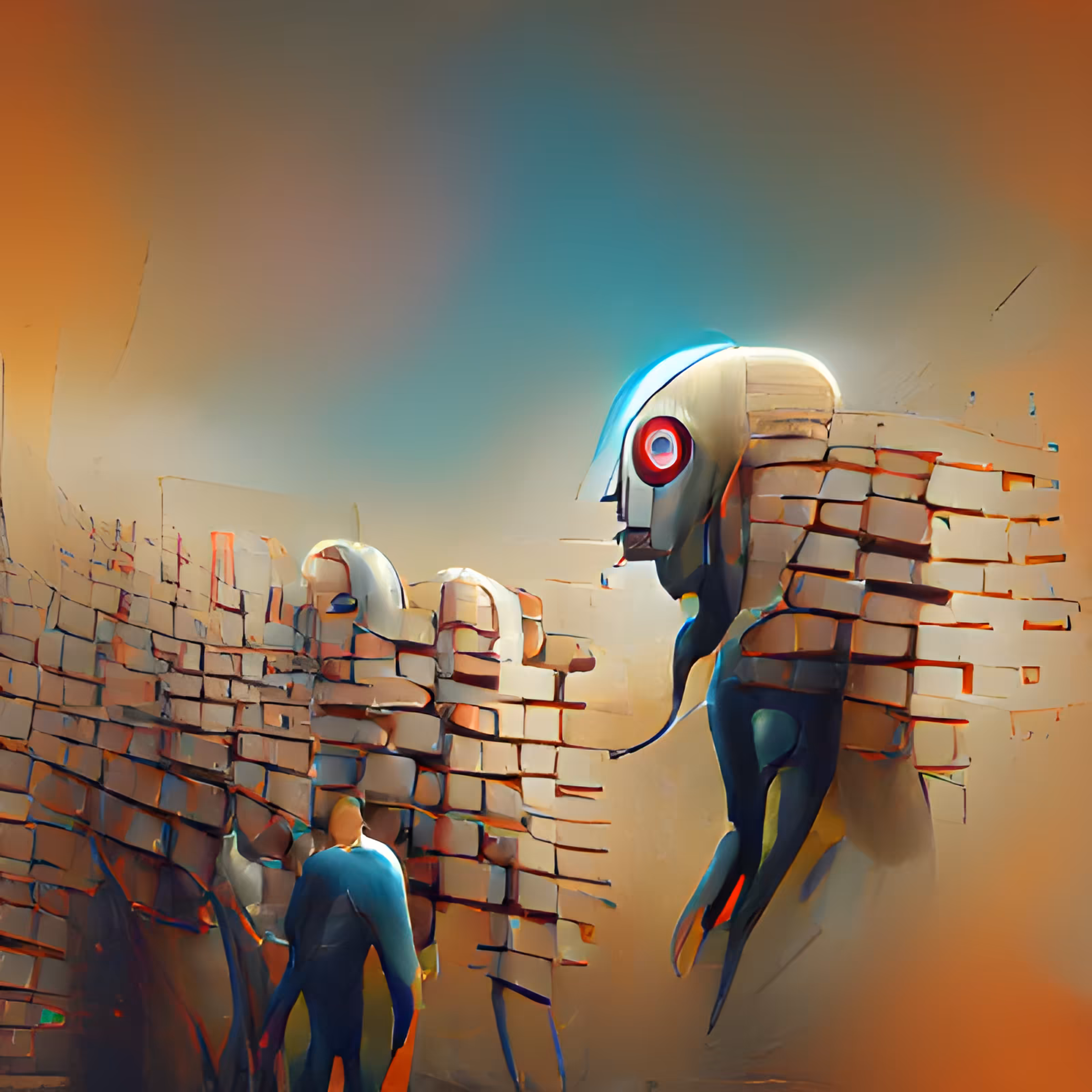 Curious droid