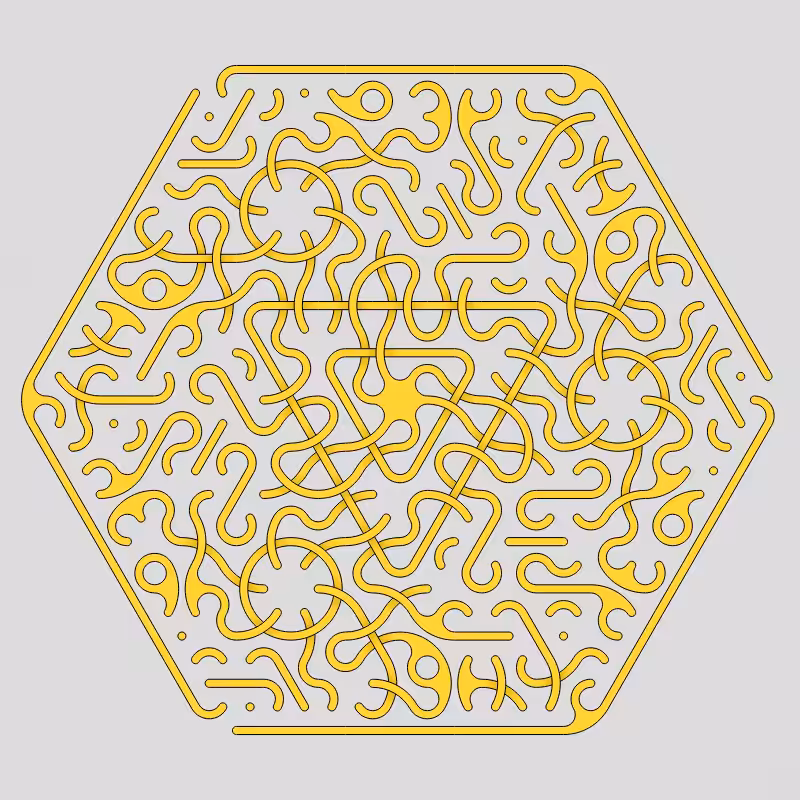Truchet Threefold Symmetry #22
