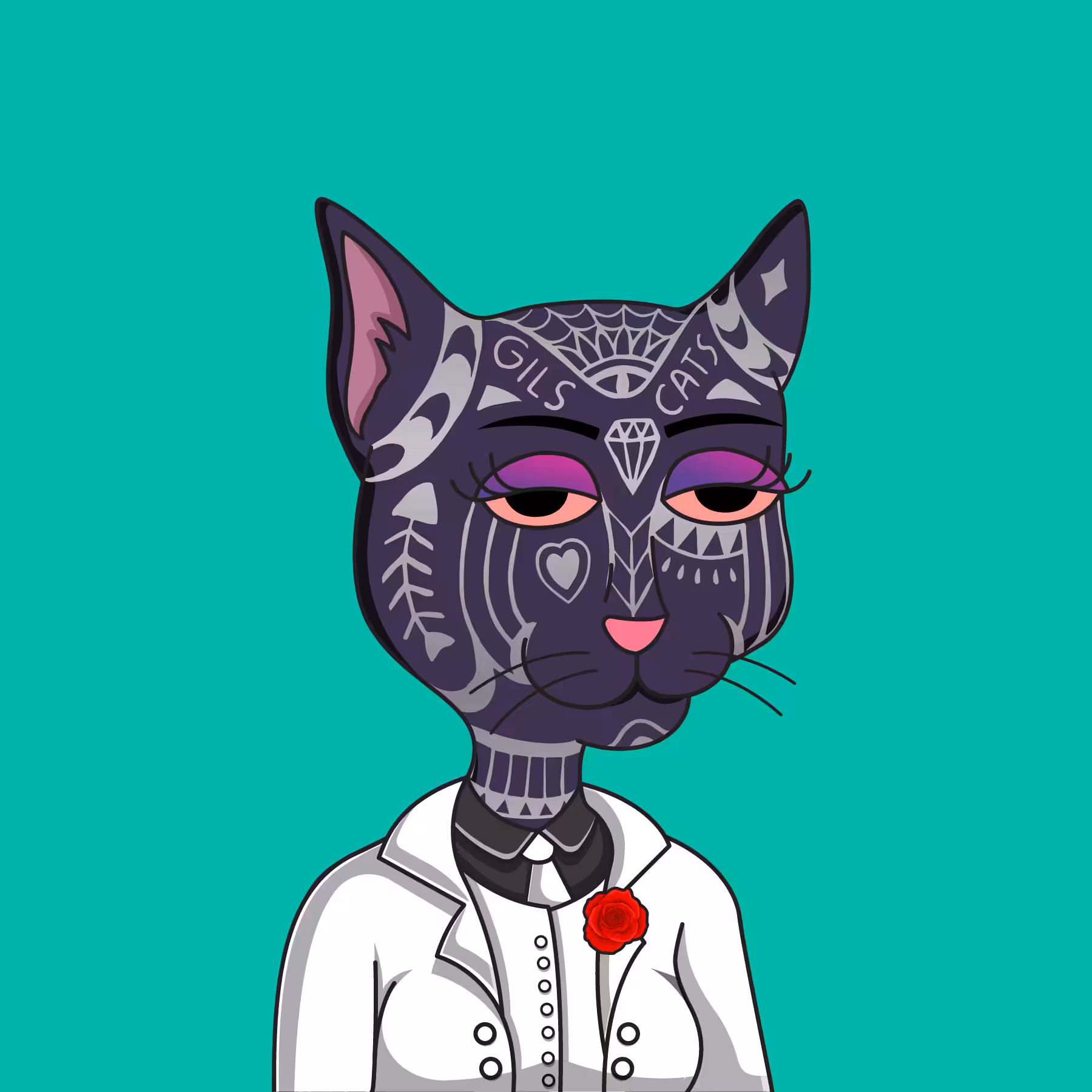 Girl Cat #444