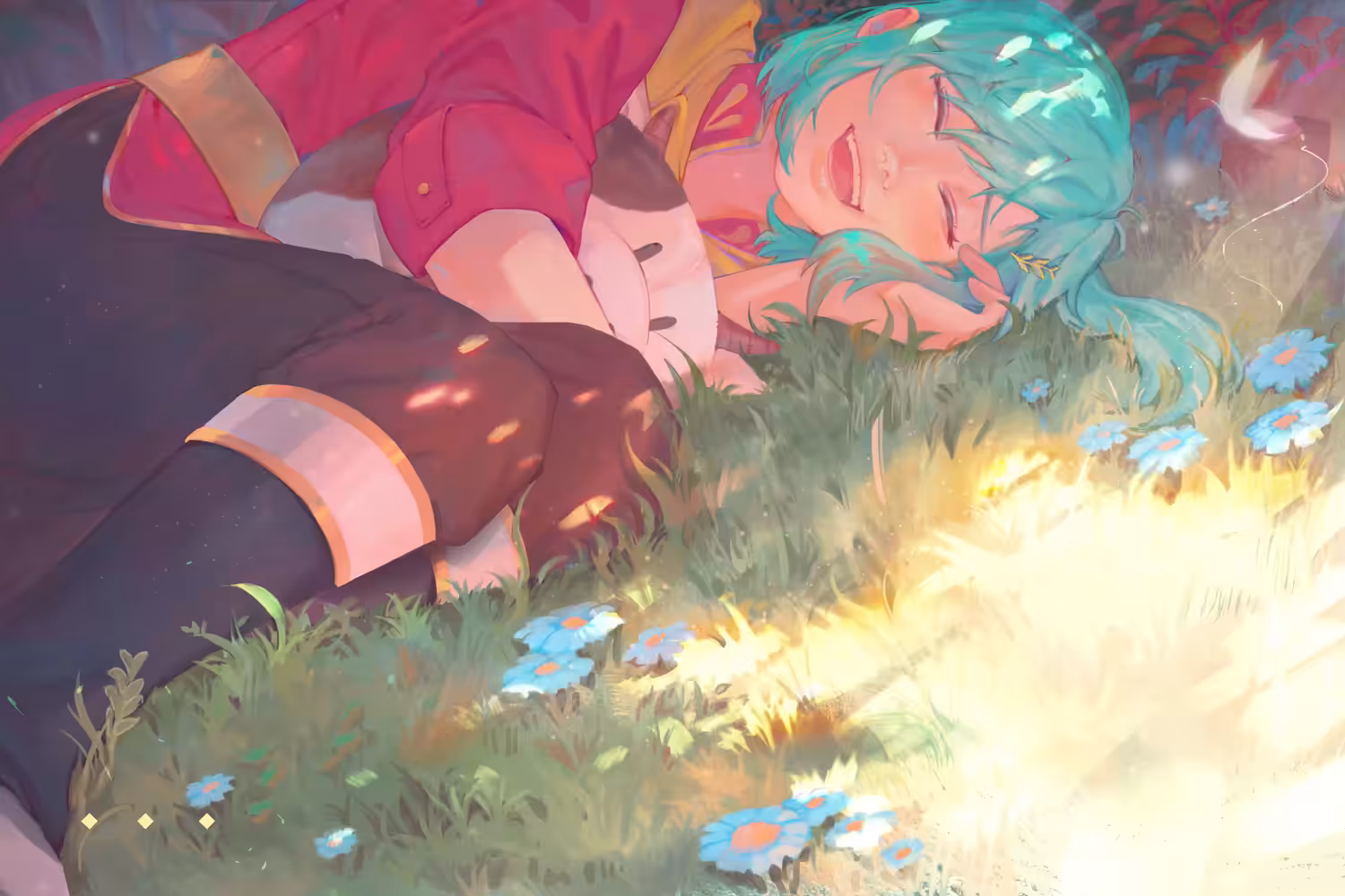 Happiness smile