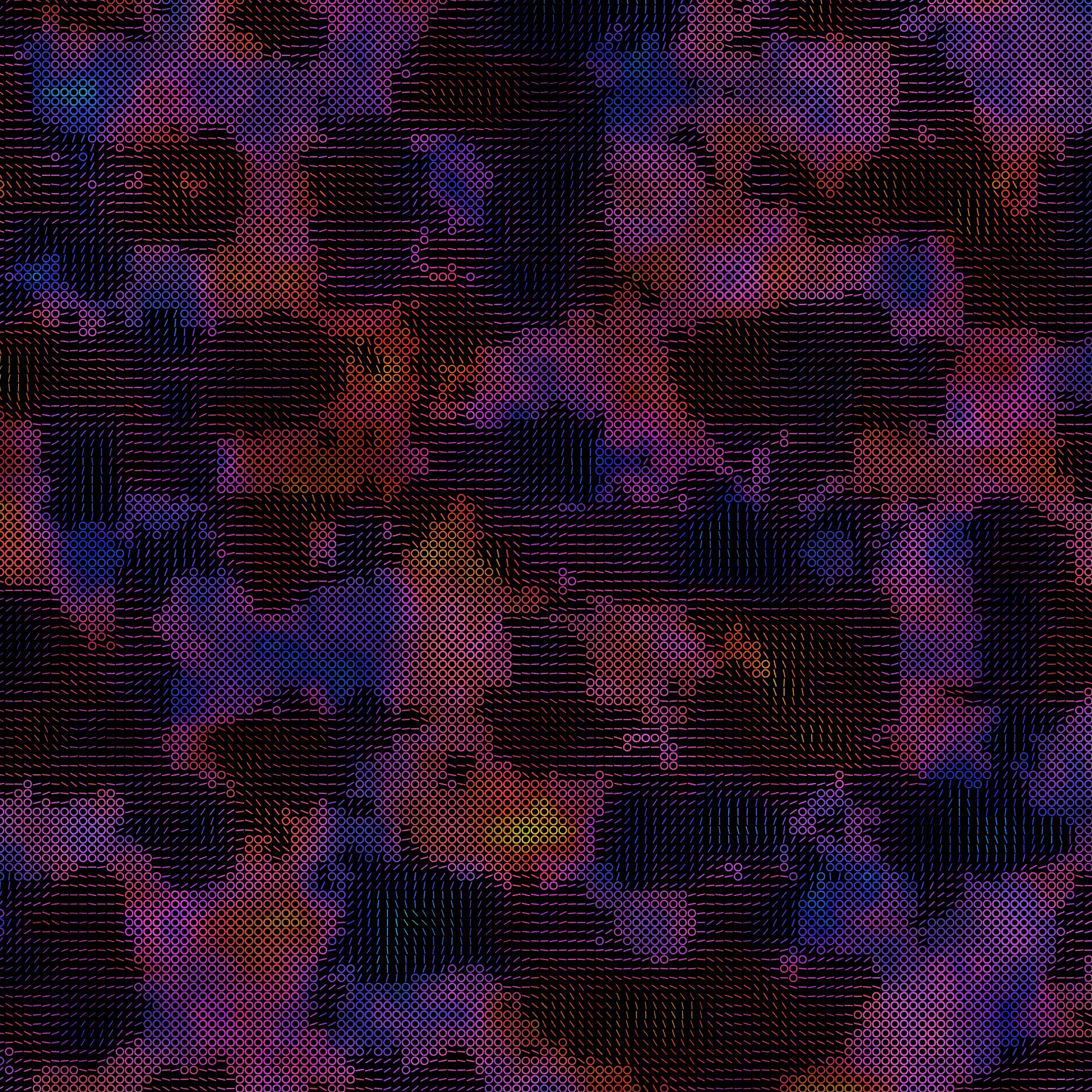 Prismatic Inversions: Outlined Echoes in Flux, #635