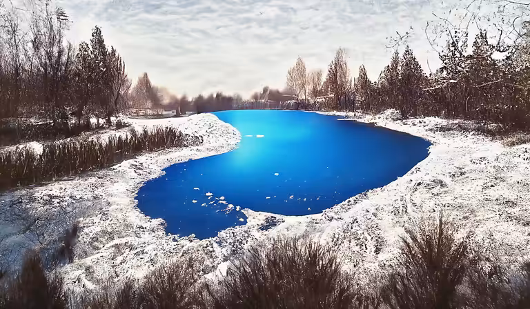 My Blue pond 