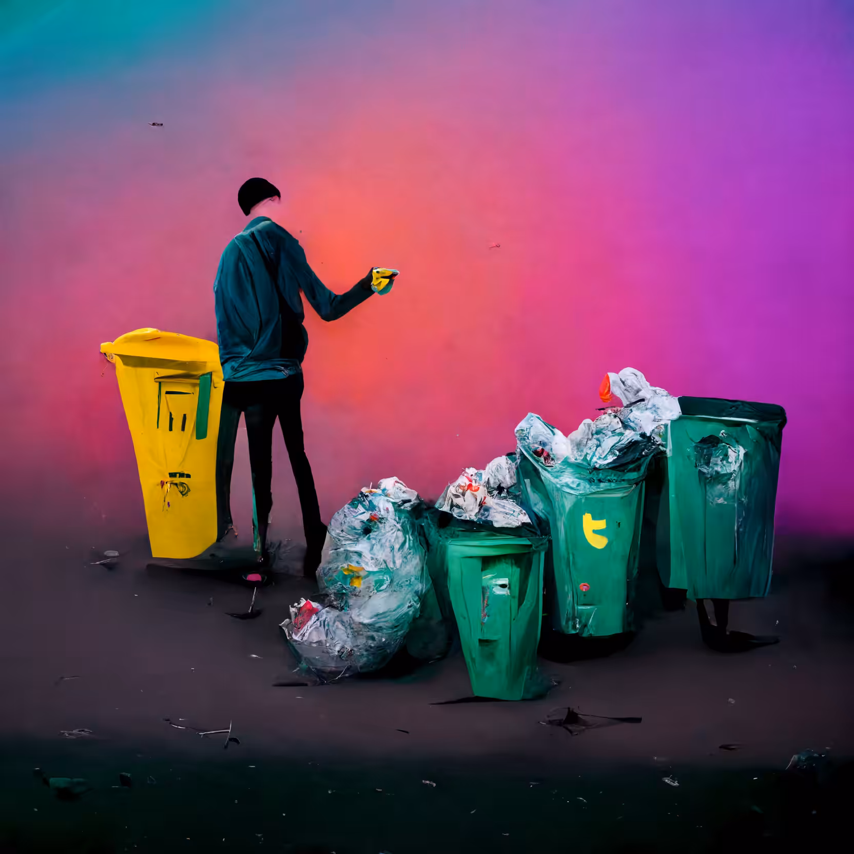 Digital Chemistry: TRASH ART FOMO