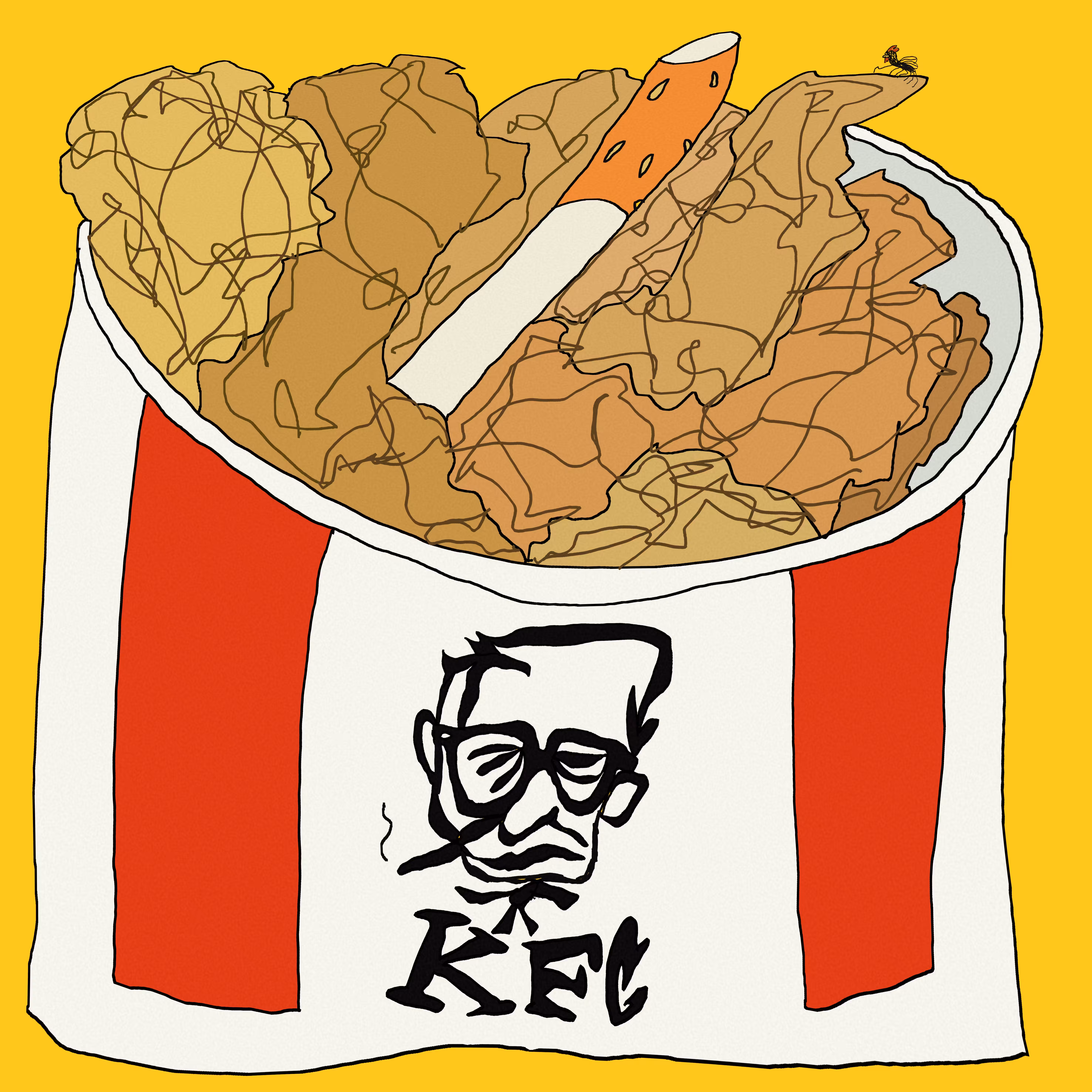 Combo KFC + cigarrillo