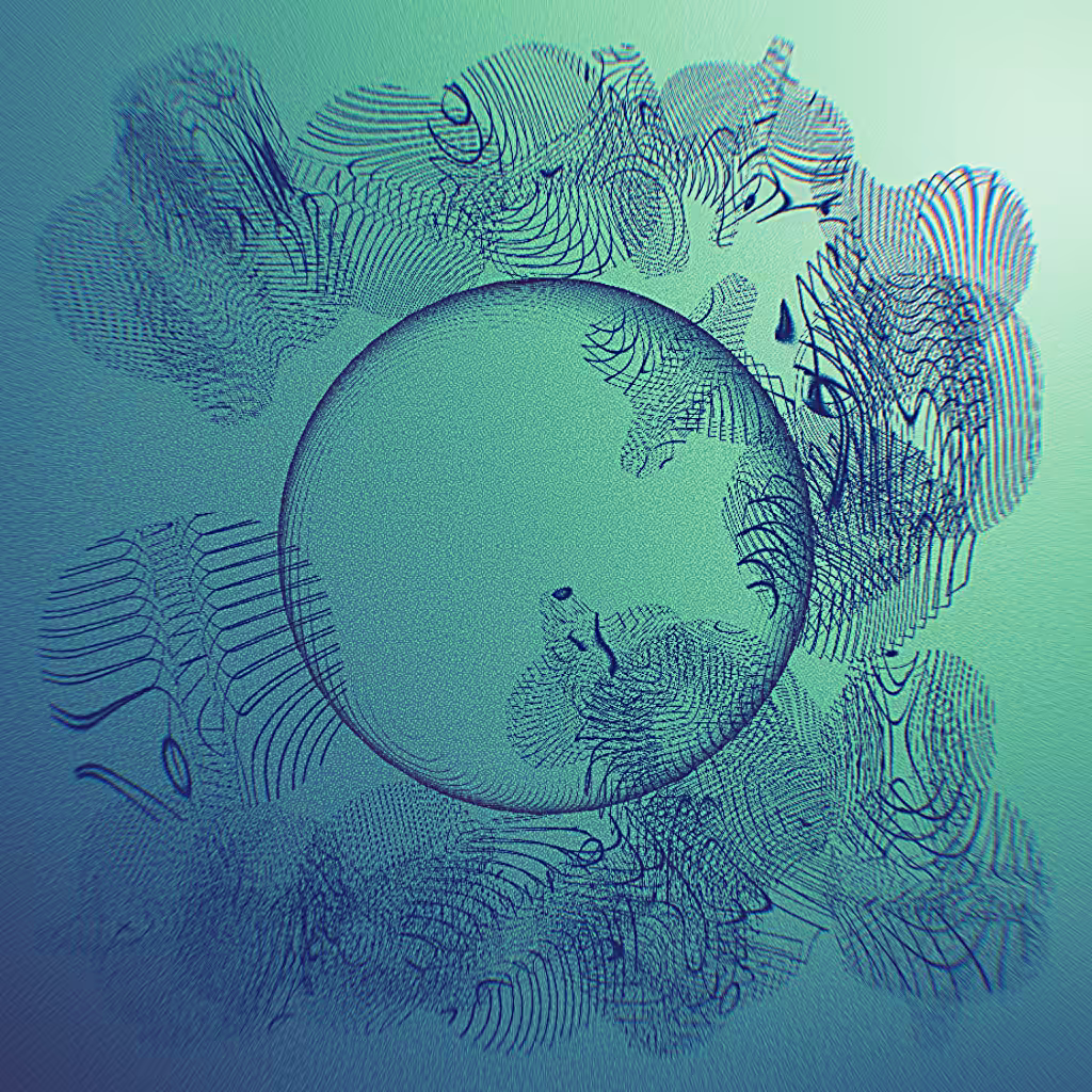 Moiré Meditation #19