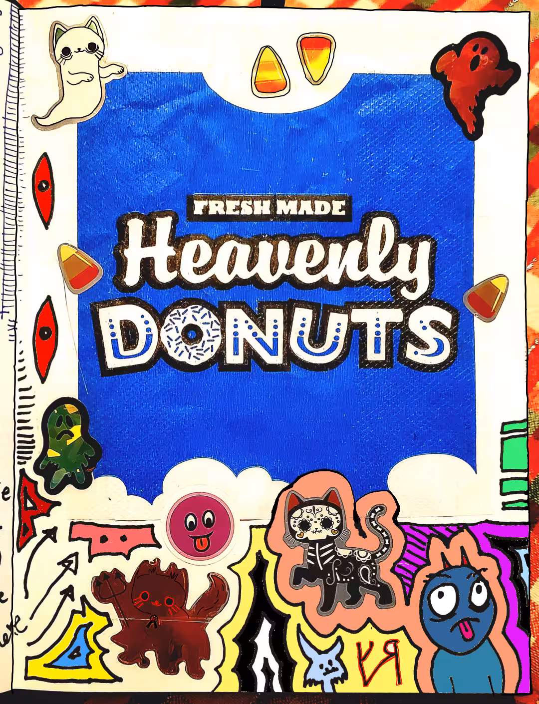 "Heavenly Donuts (Attacked by Spirits)" by Richard F. Yates (Holy Fool)