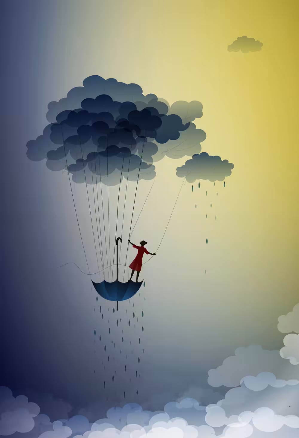 Rainy clouds