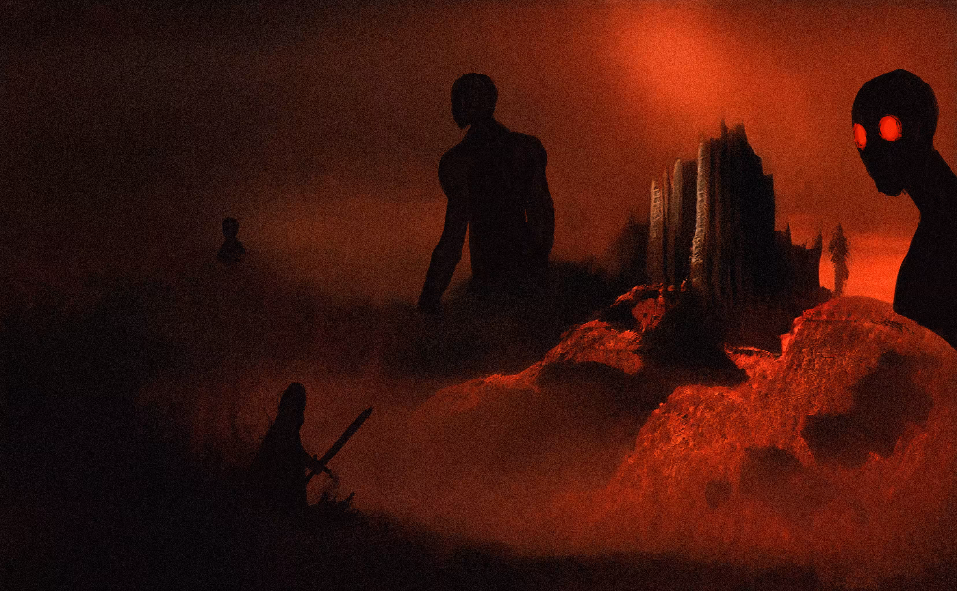 the endless red night [landscape #12]