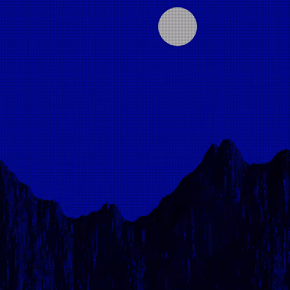 Classic generative landscape #88