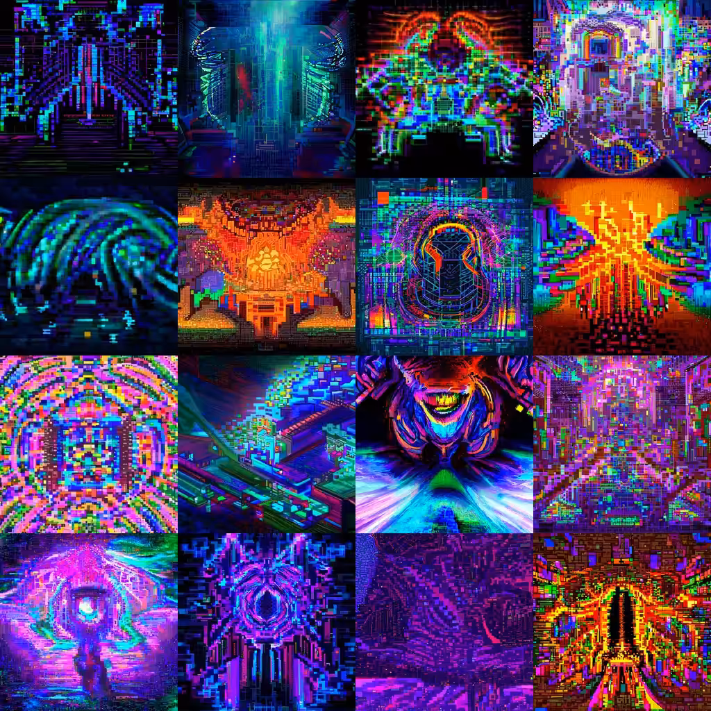 Psychedelic Vision Of The Ophanim