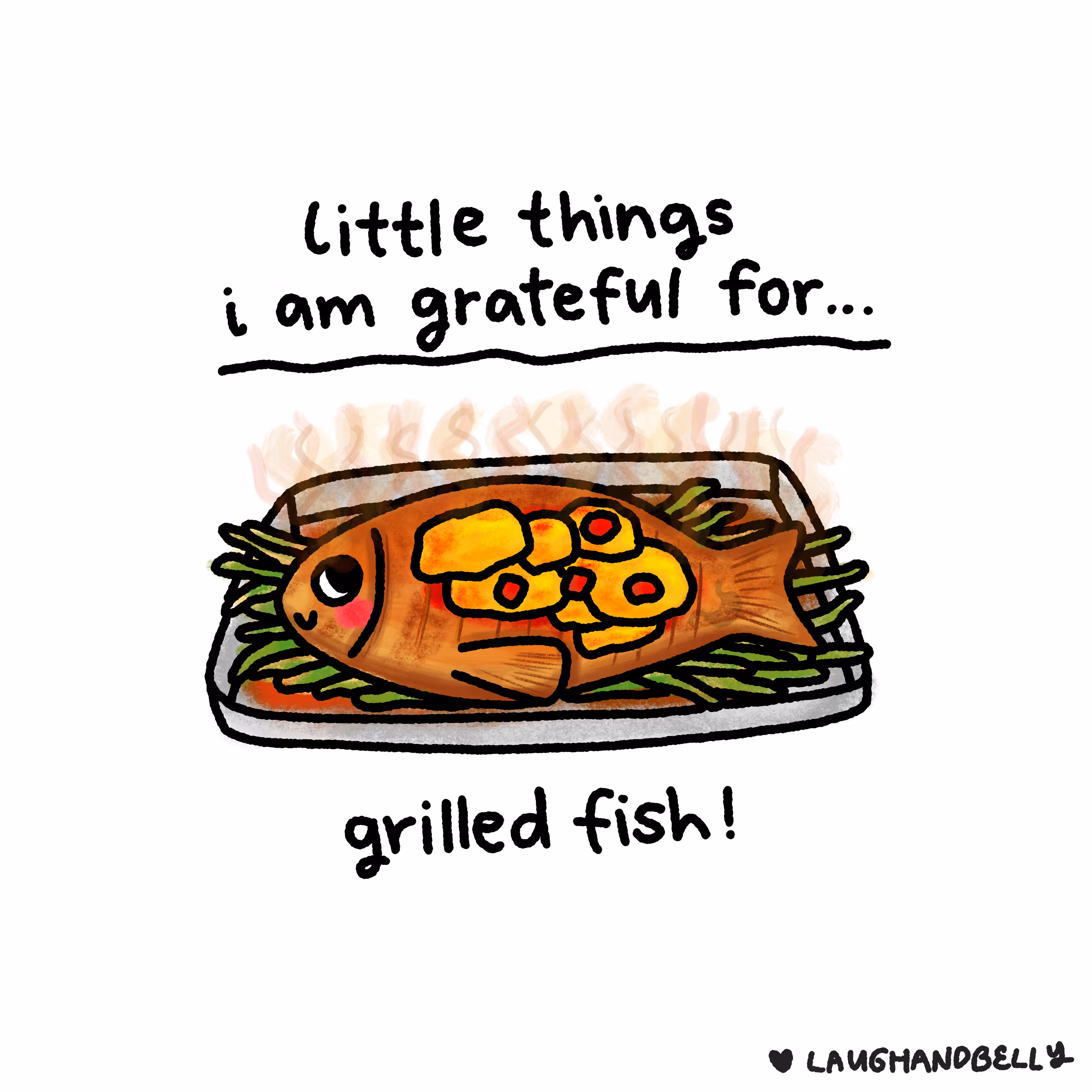 little things i am grateful for: Grilled Fish