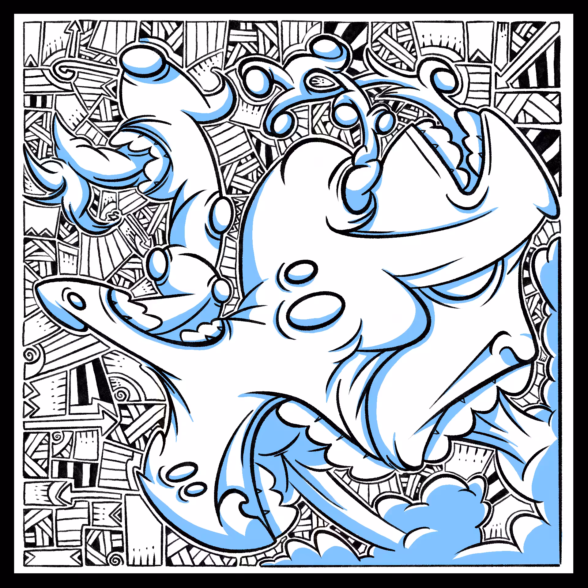 Creature 052 Lineart