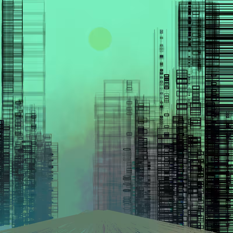 Contemporary building sketches #54