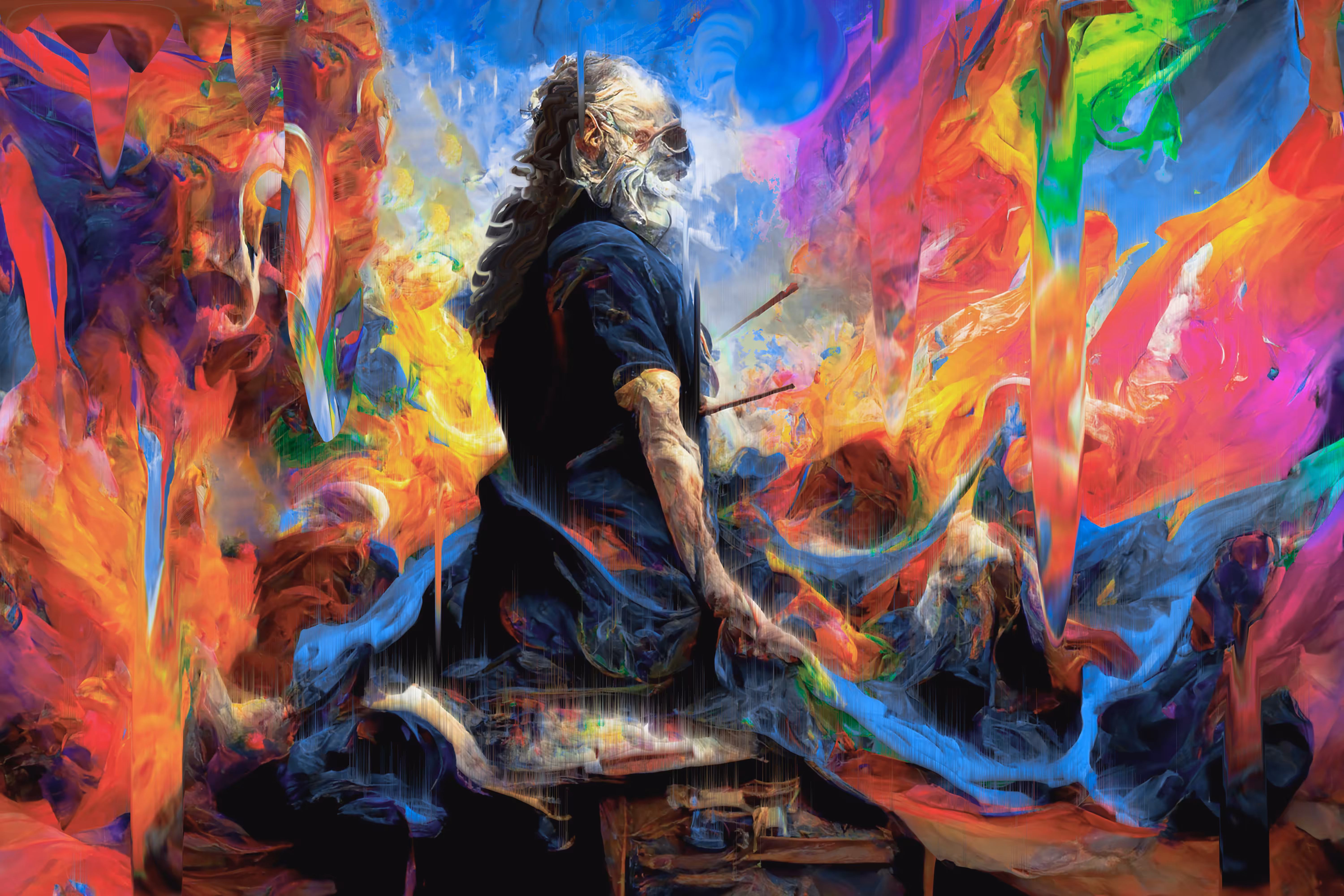 Dead painter