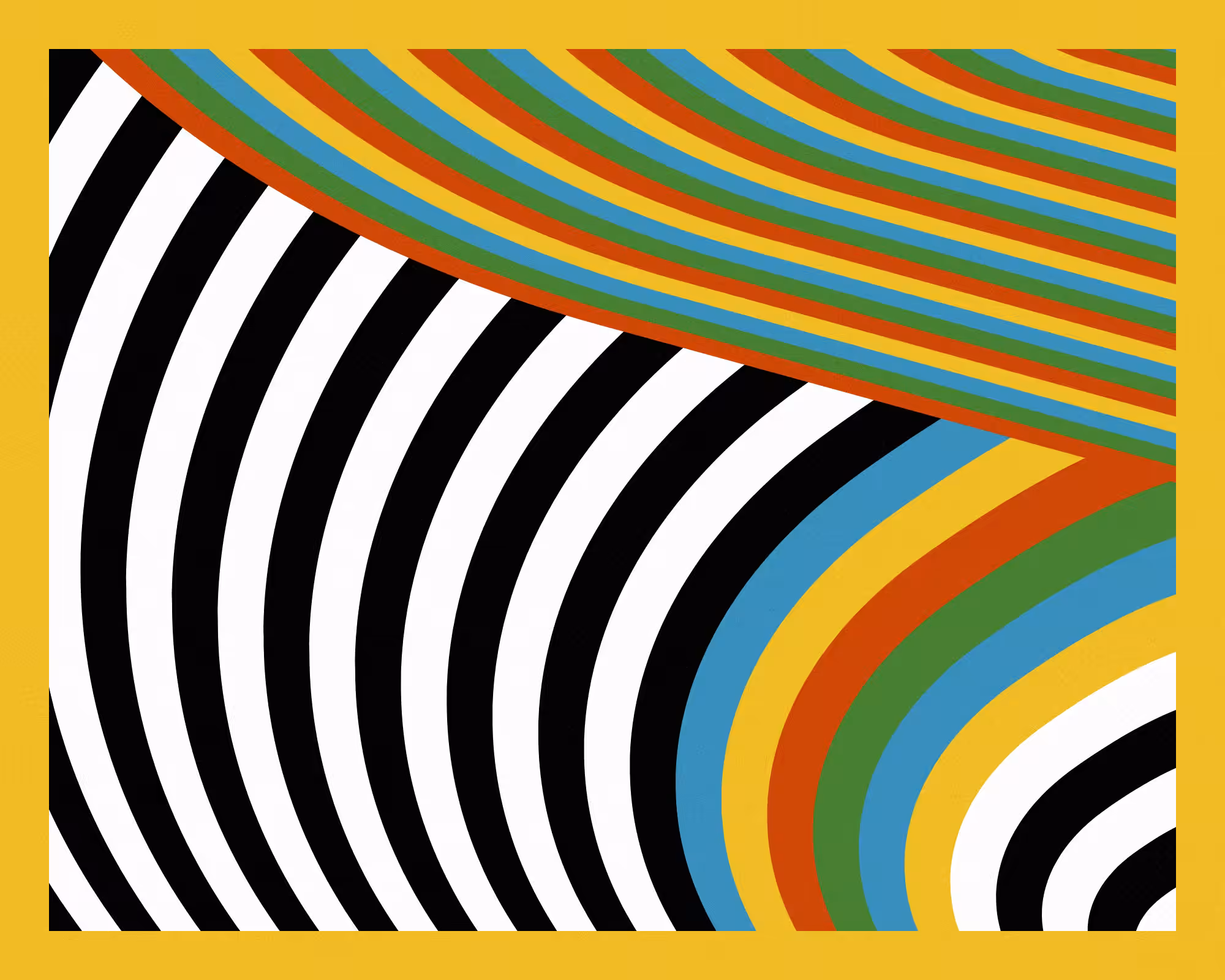 Alternating bands of color #67