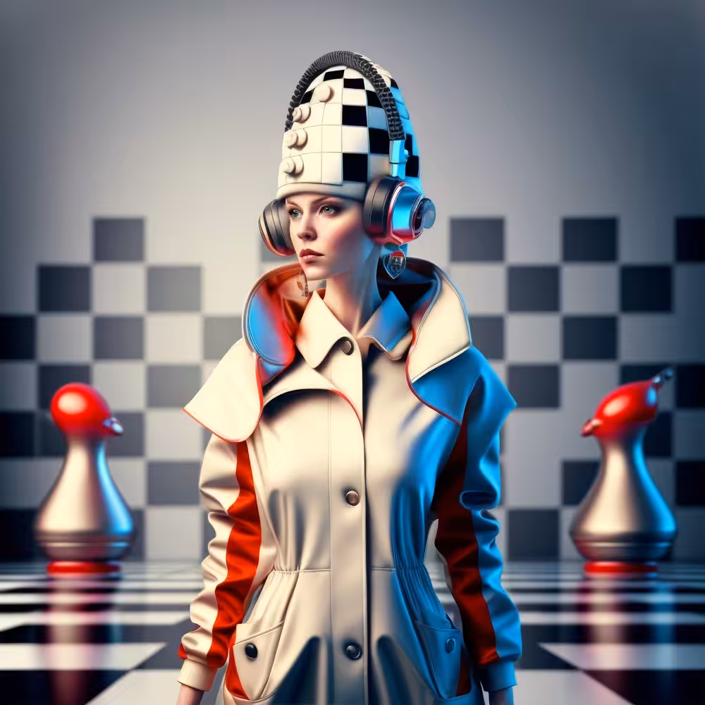 Chess. See no evil, Hear no evil, Speak no evil #005