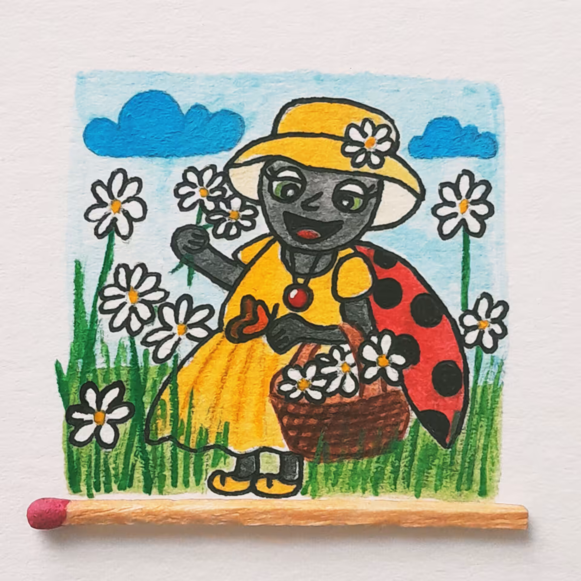  Matchstick: Ladybug 1