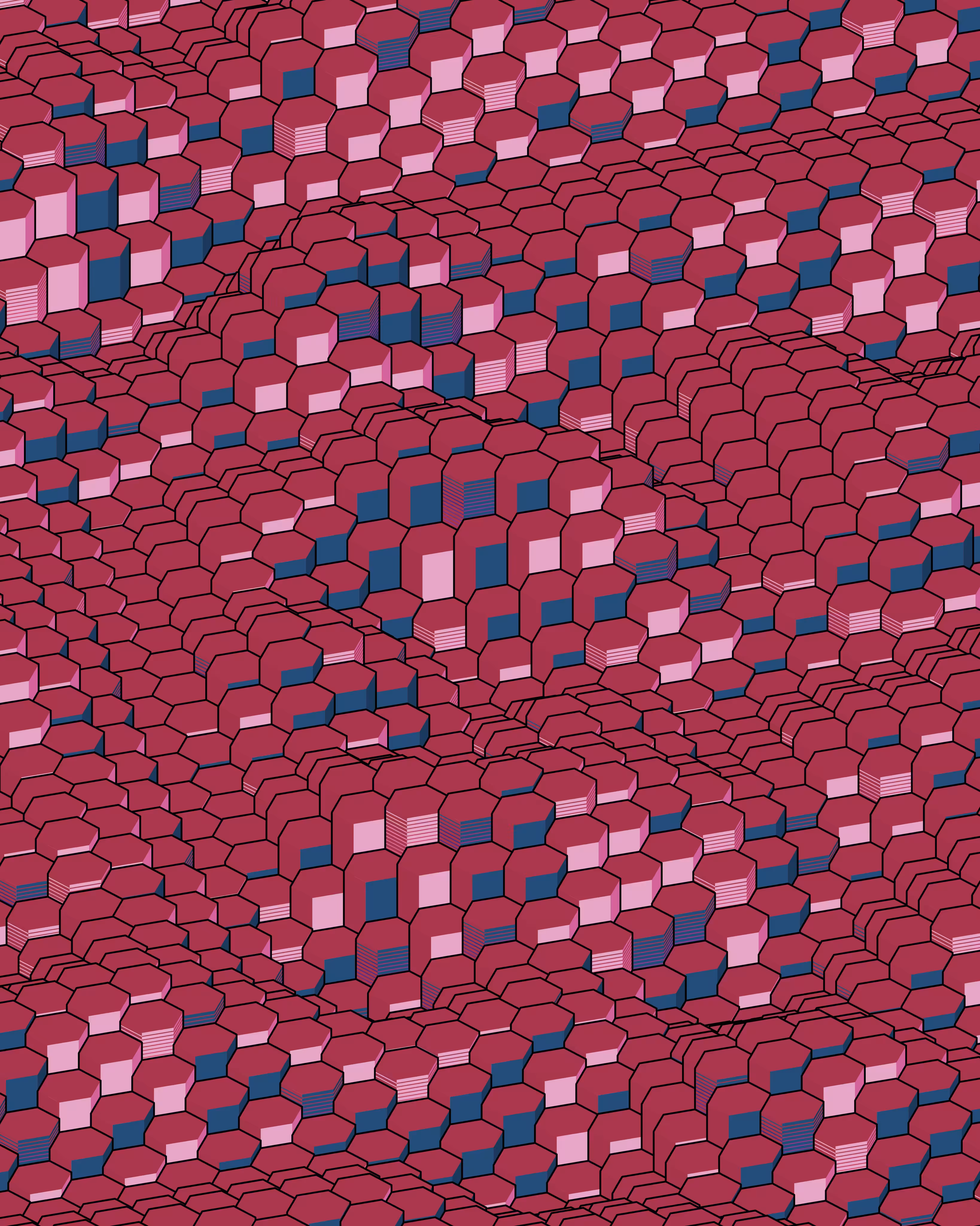 Hexagones Landscape #108