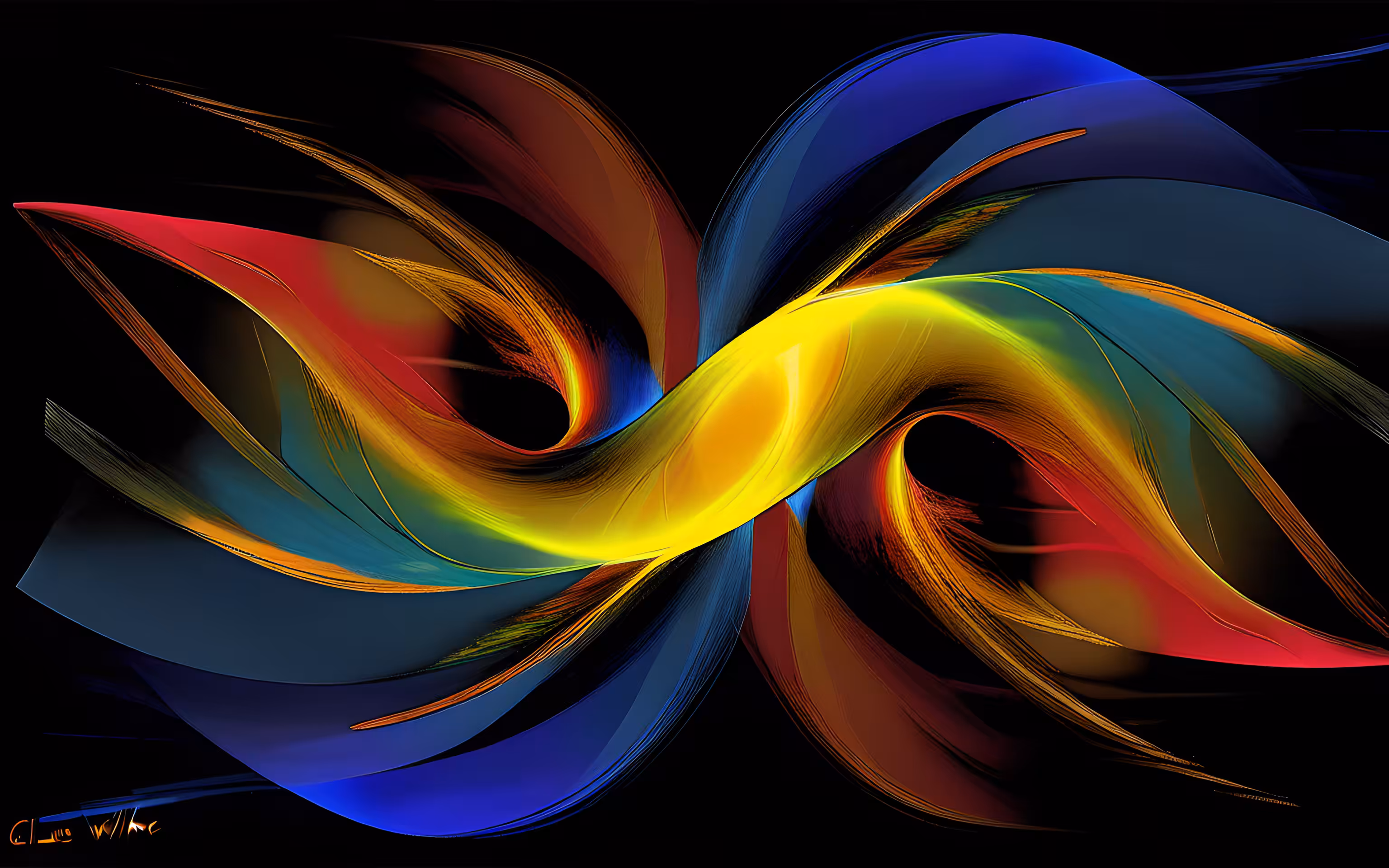 AI imagines famous generative artworks #9