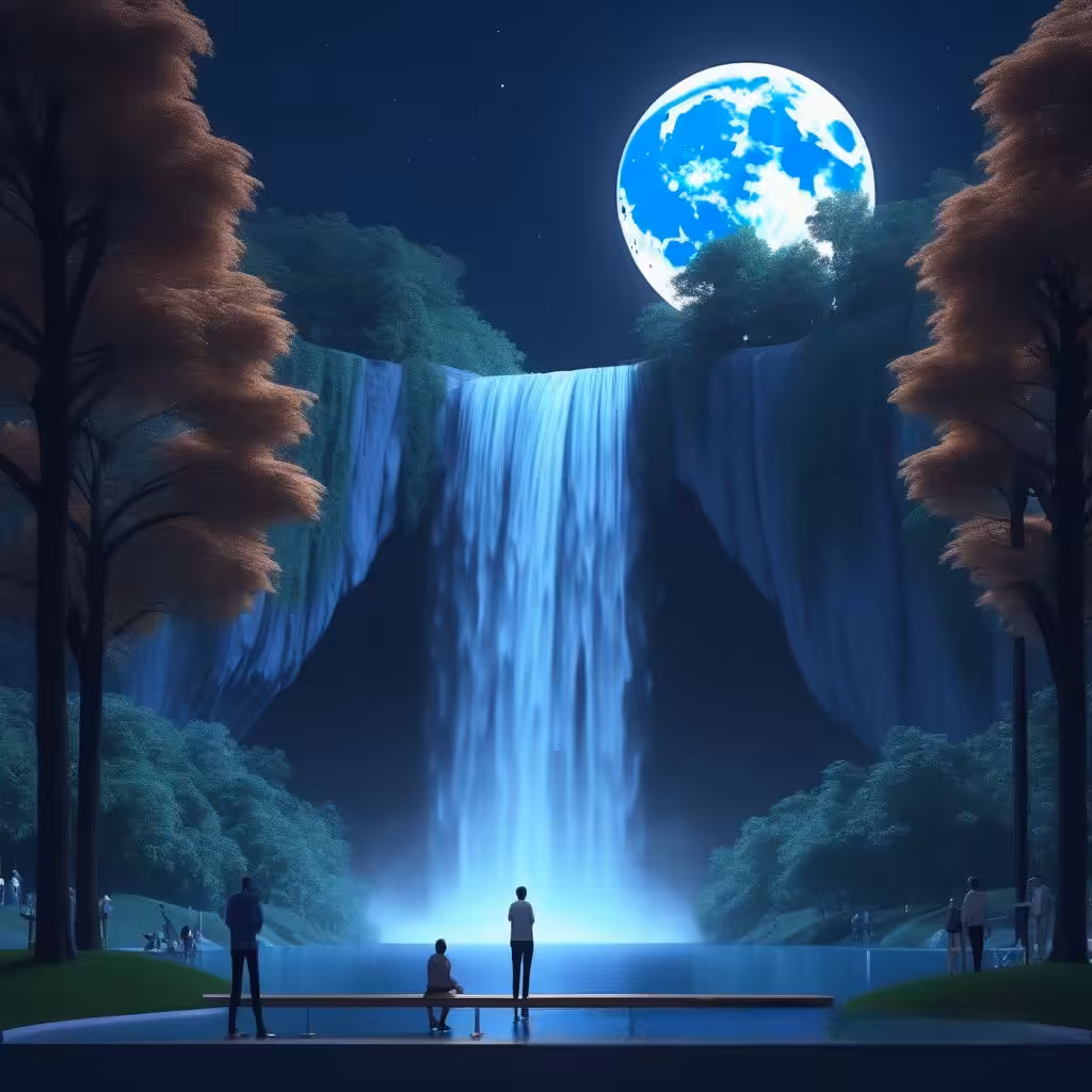 Happy Land : Waterfall  #2 🏞🌙