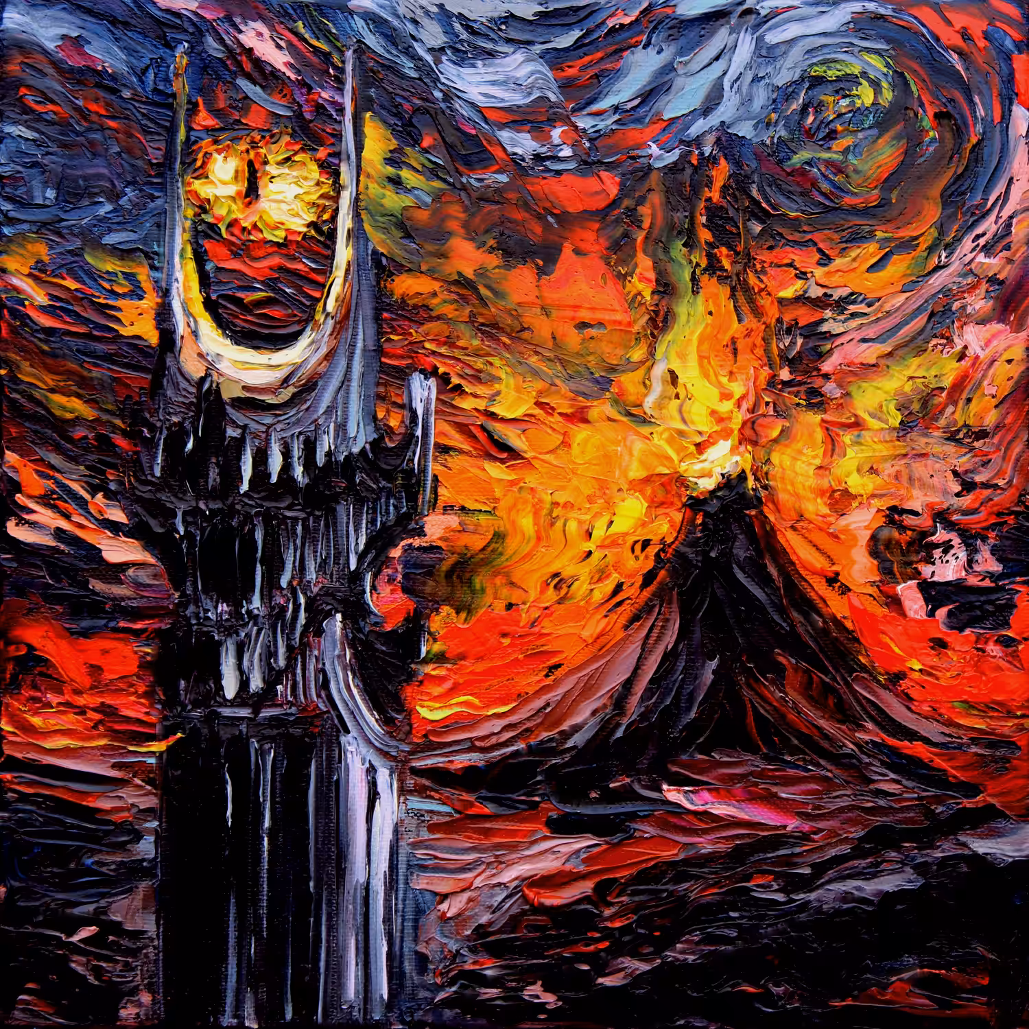 van Gogh Never Saw The Land of Shadow (Mordor)