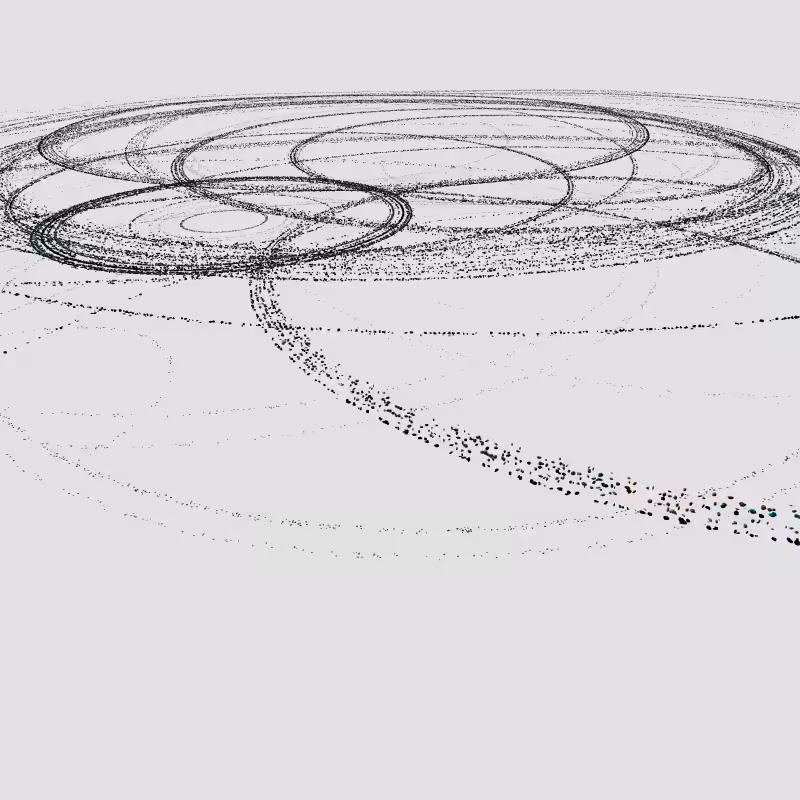 circle drops - 'the passenger' sketches #45
