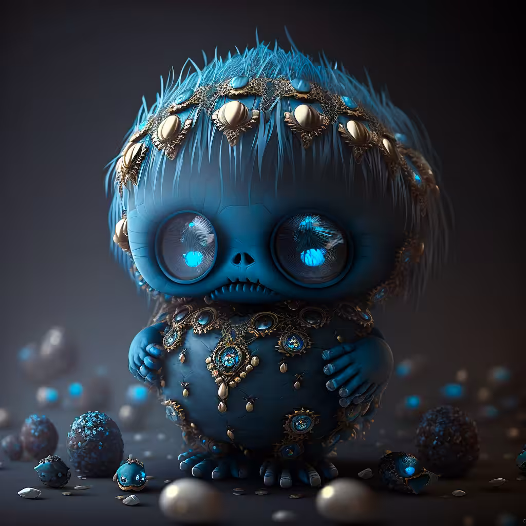 Adorned monster #04