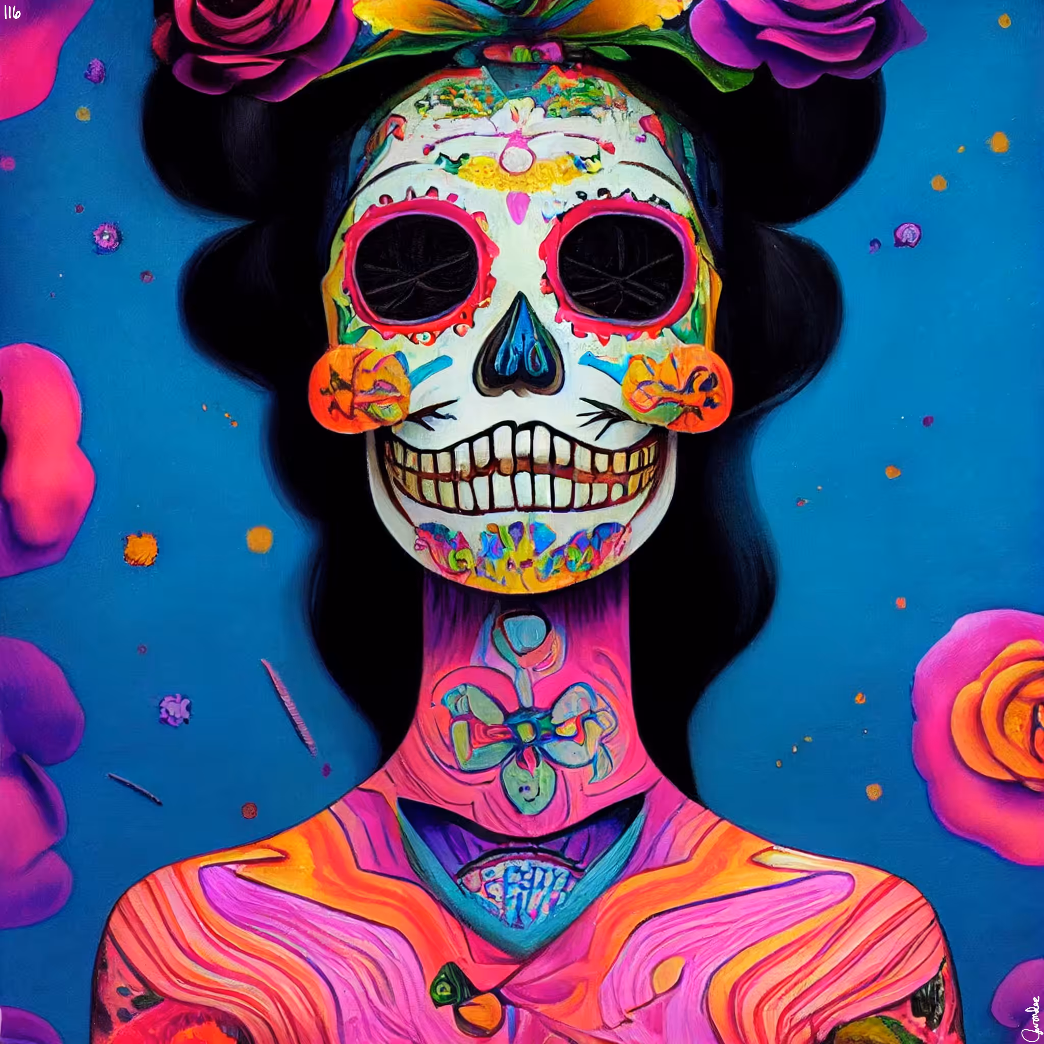 sugar skull #116
