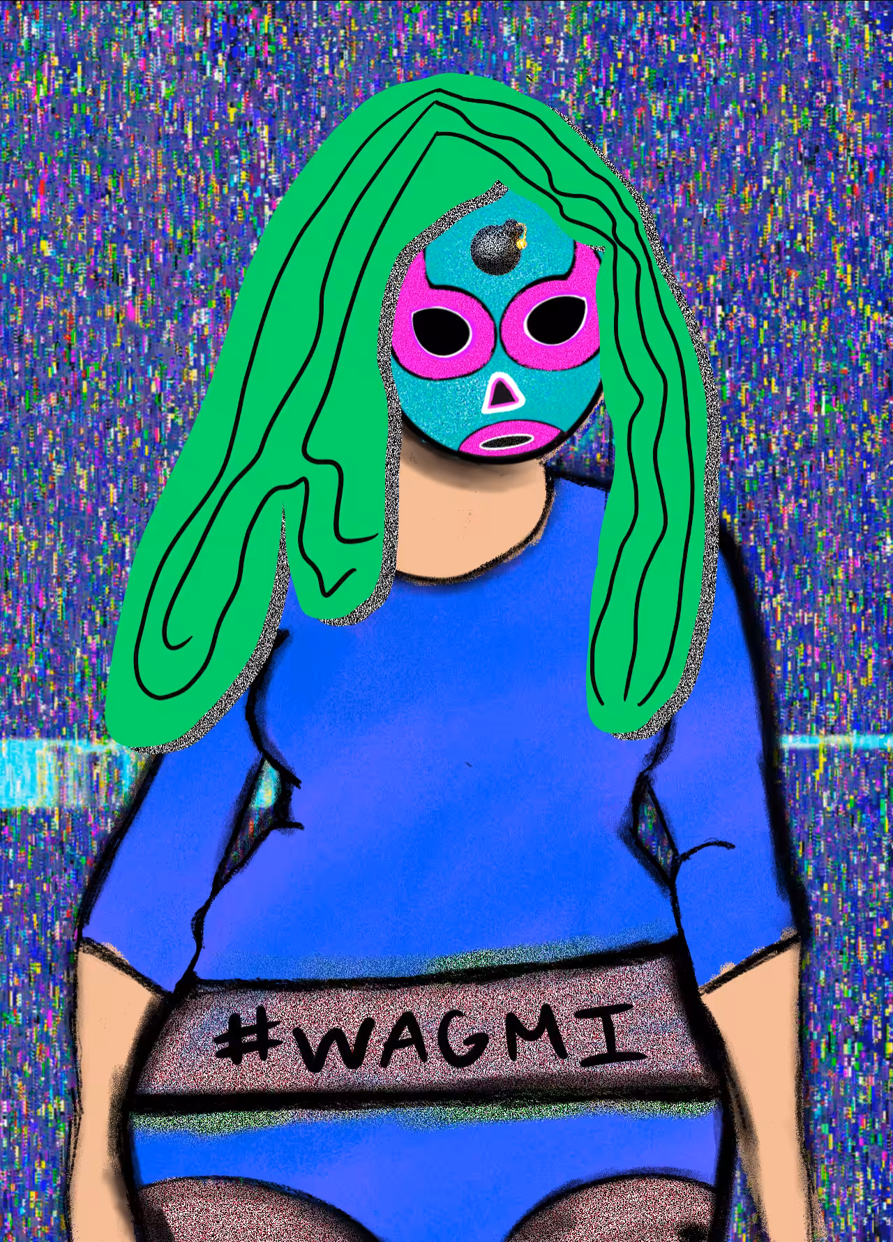 NFT luchadora #57
