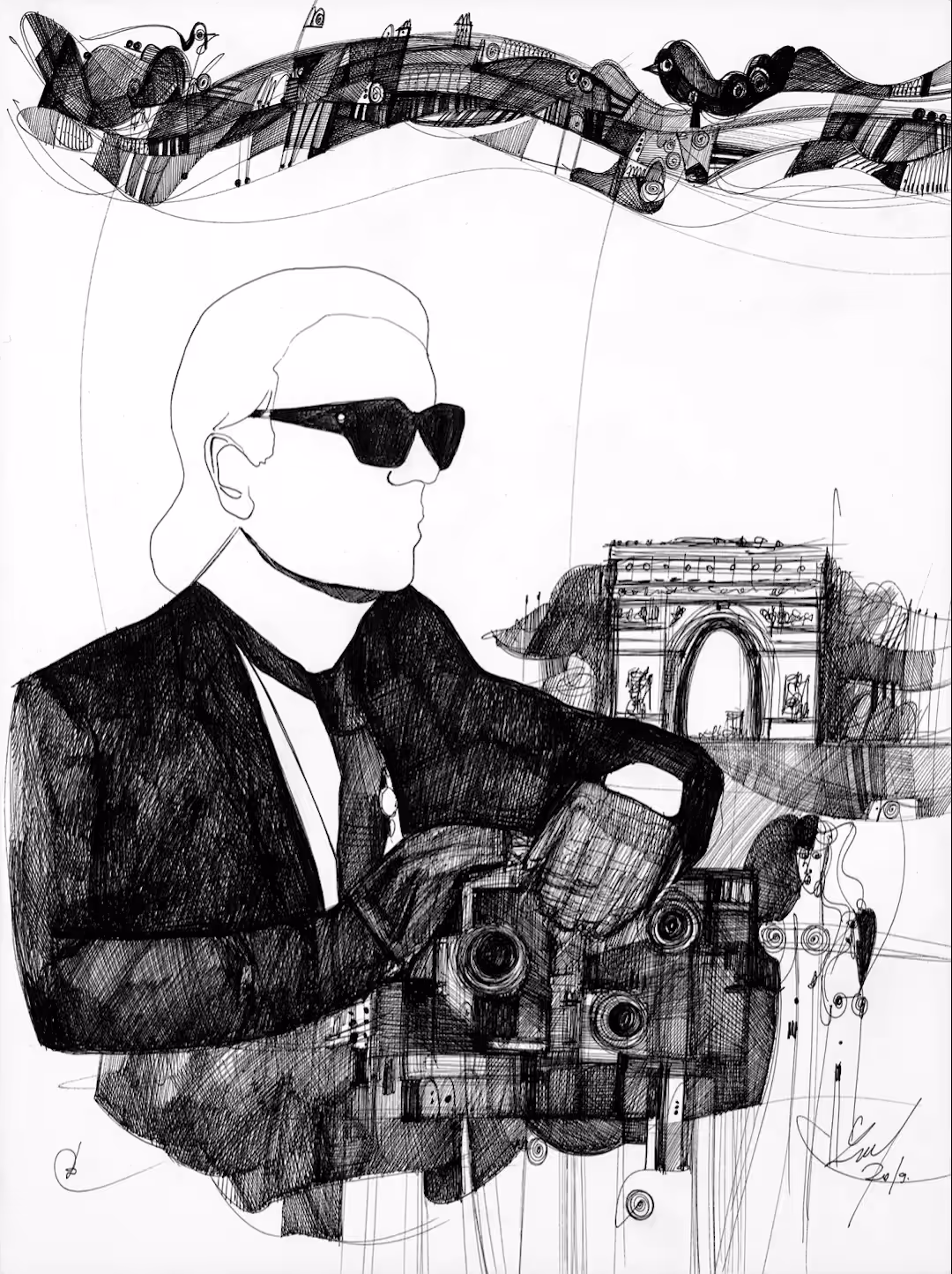 karl lagerfeld by luka brase