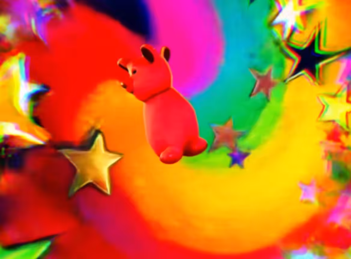 Ai Bear Art from GummyLSD: Lil' R3D