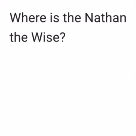 Where is the Nathan the Wise?