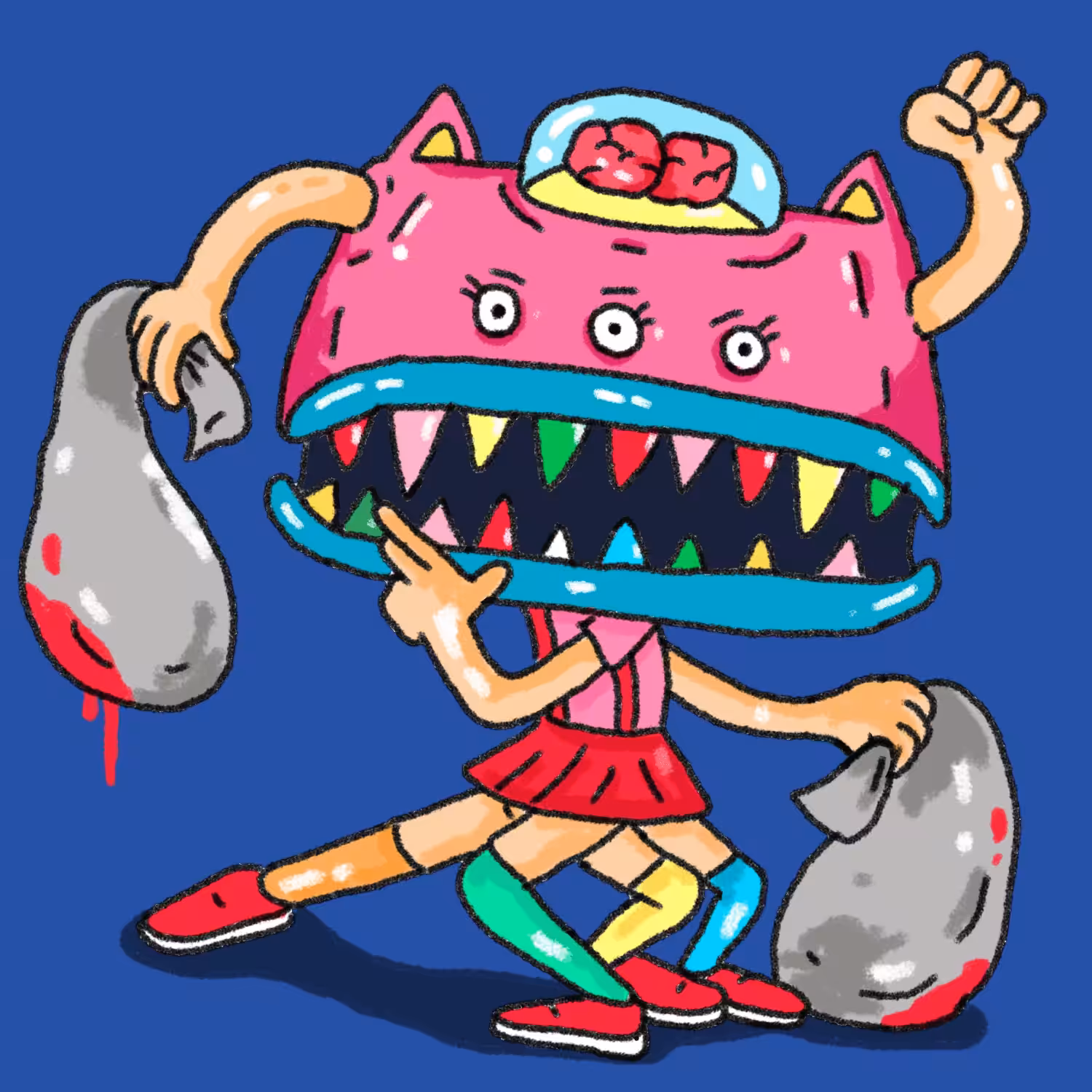 Ms. Pink cat 010 Hunter is Rare
