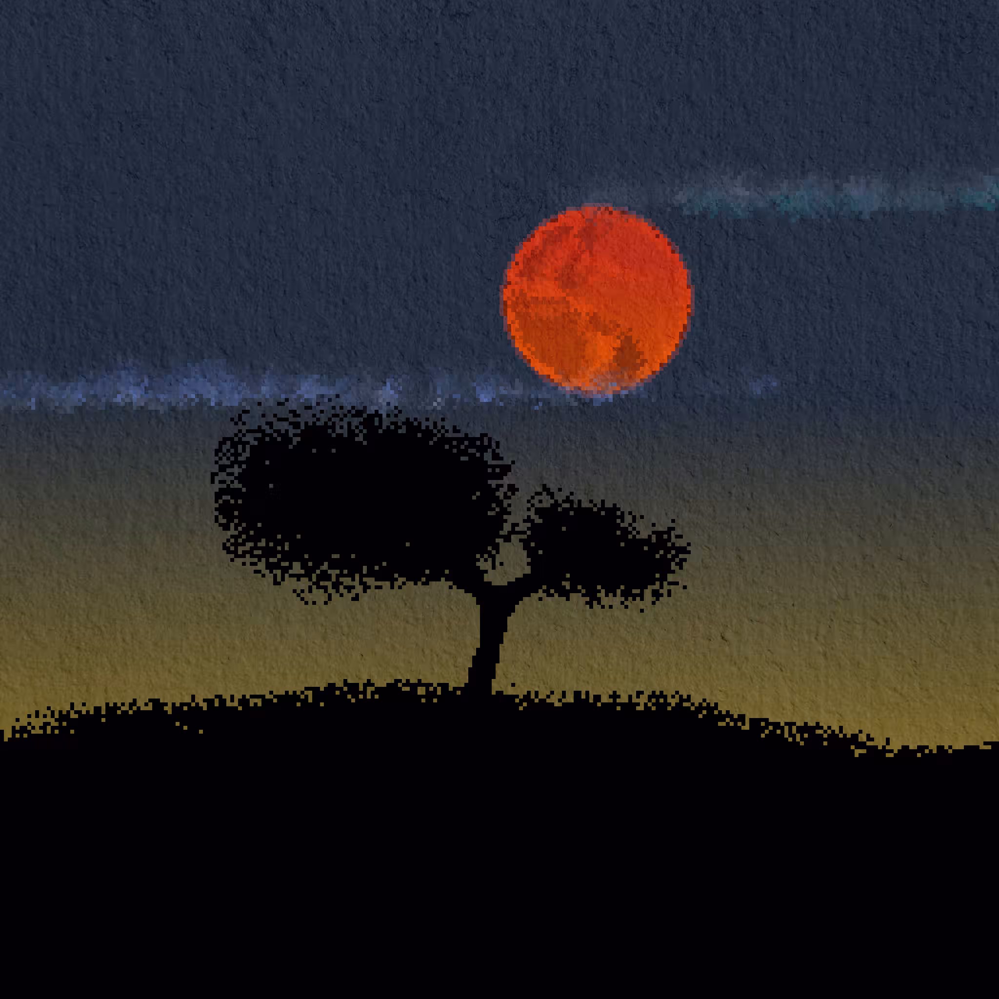 Watching West's Window: La luna se puso roja