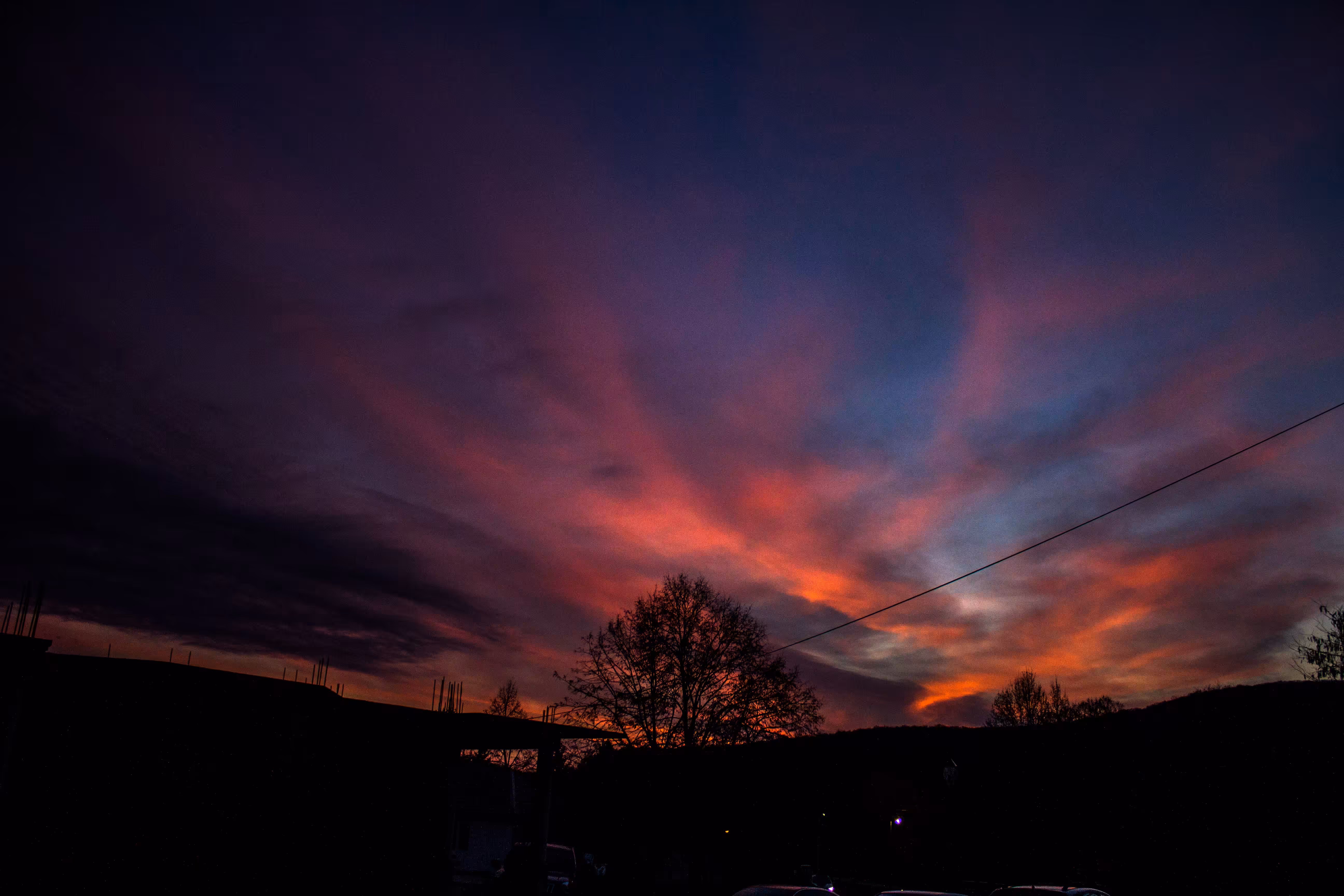 fruska gora sunset