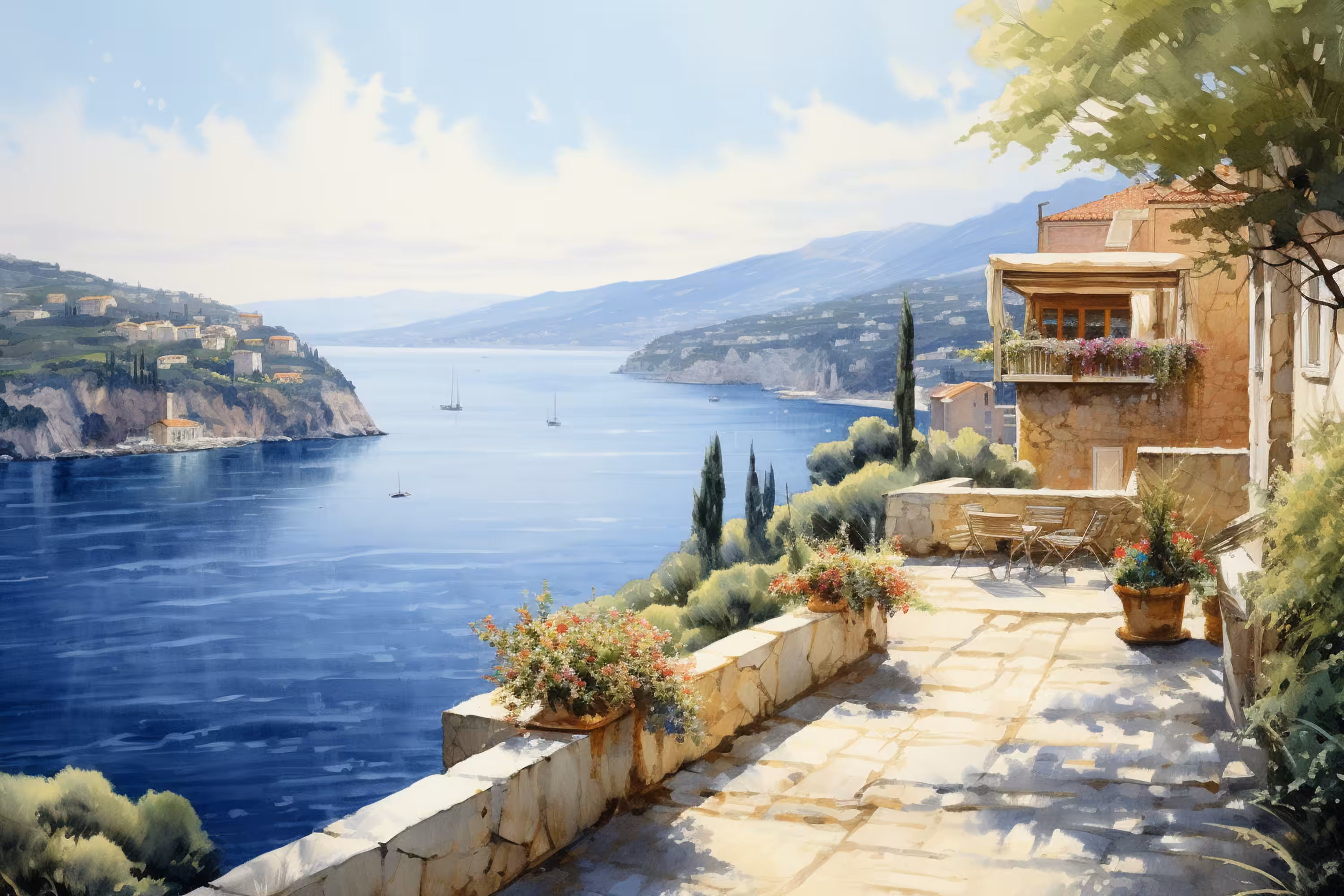 The lake