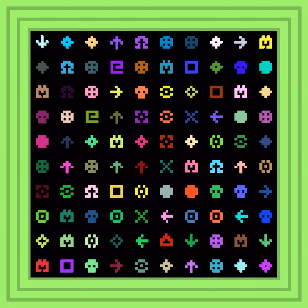 eat the rich :: Procedural Symbols #357/1000