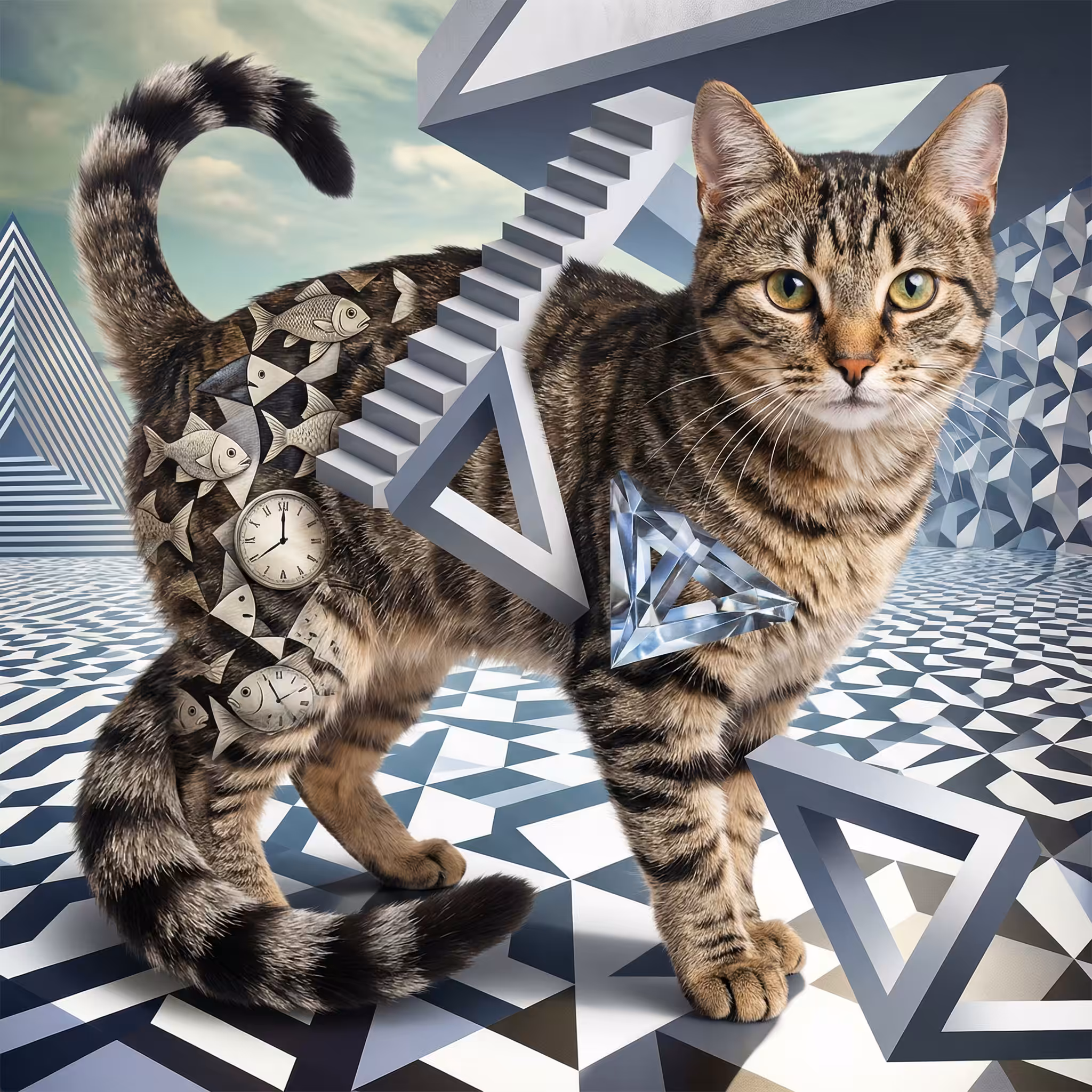 abstract cats #35