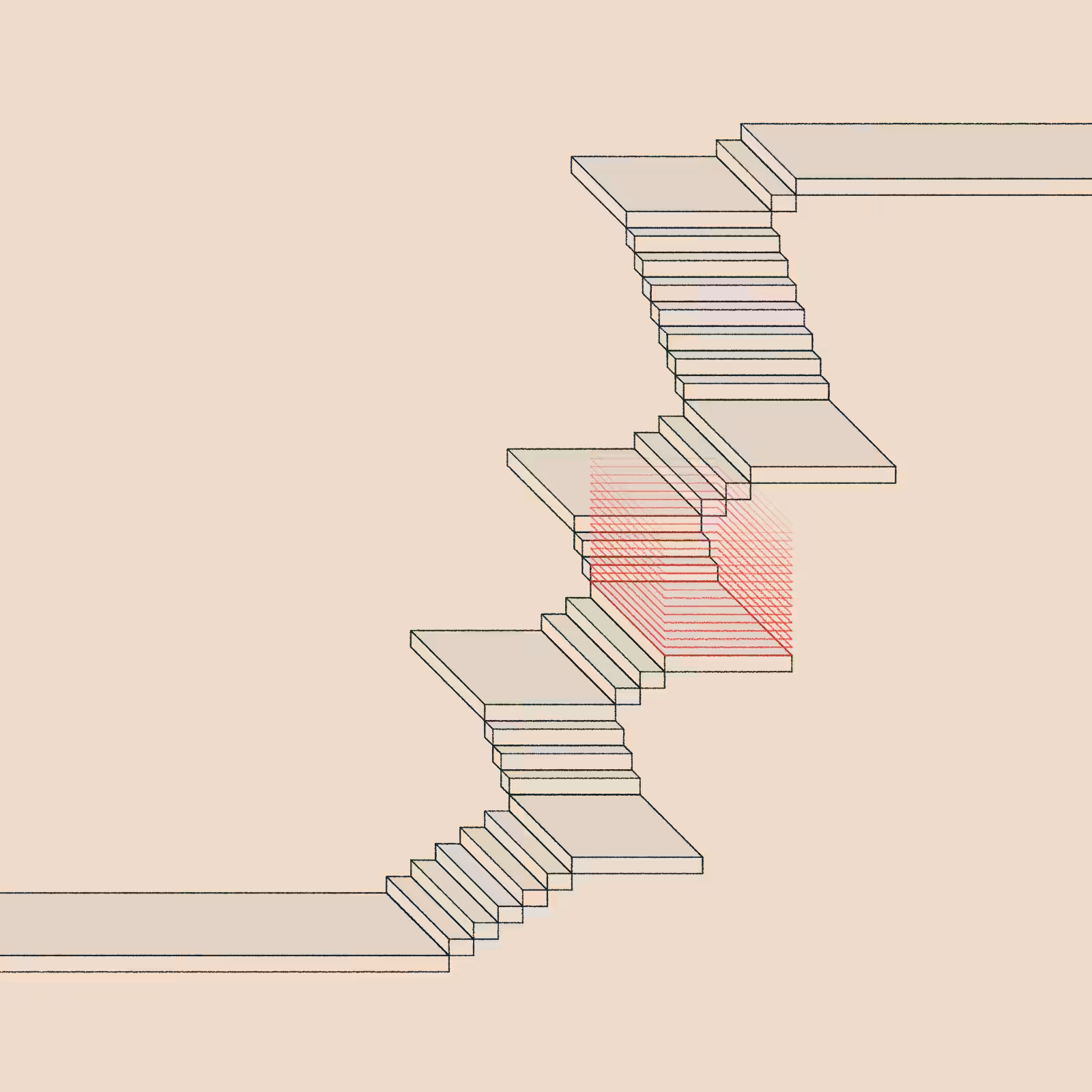 Stairs in a room #78