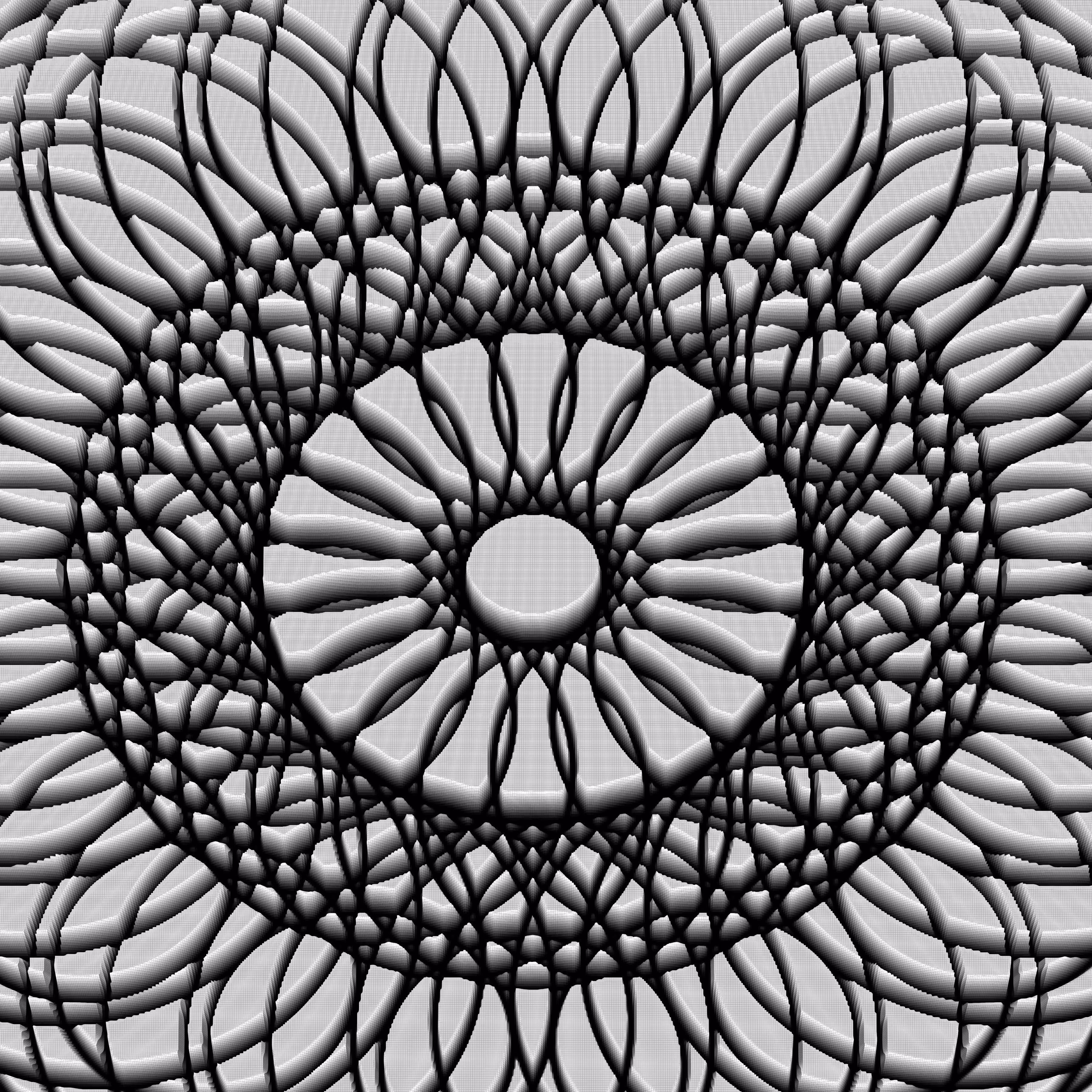Carved Micro Mandala