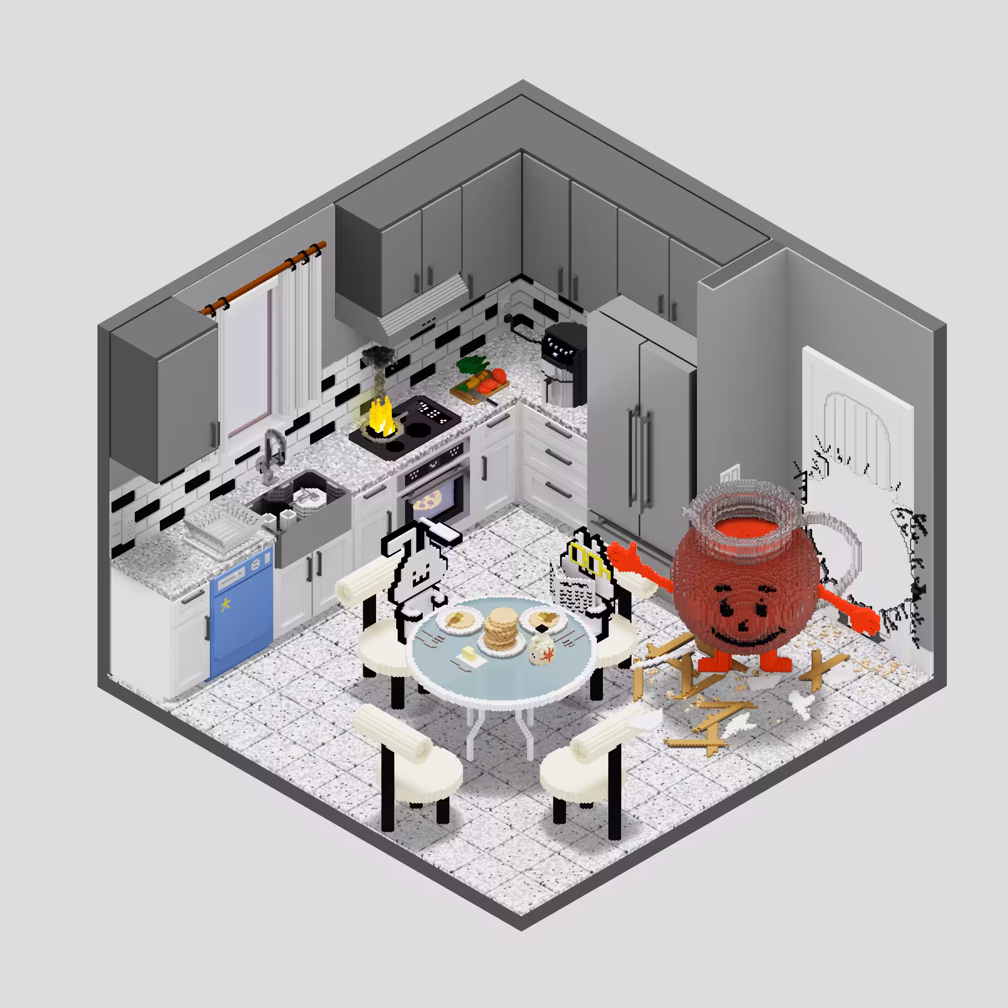 Many-Rooms Interpretation: Kitchen: Kitchen #5