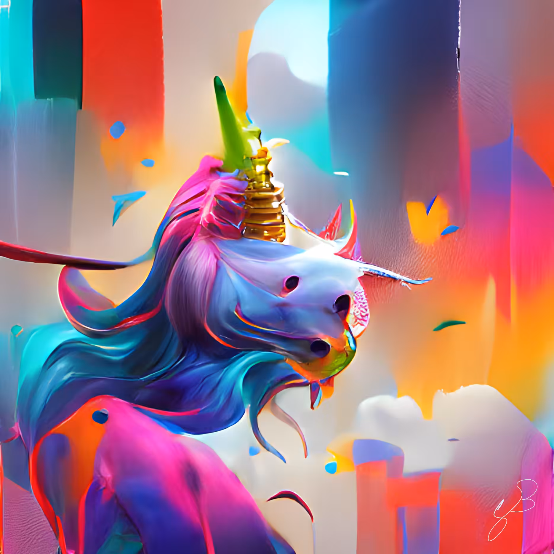 Bugged unicorn