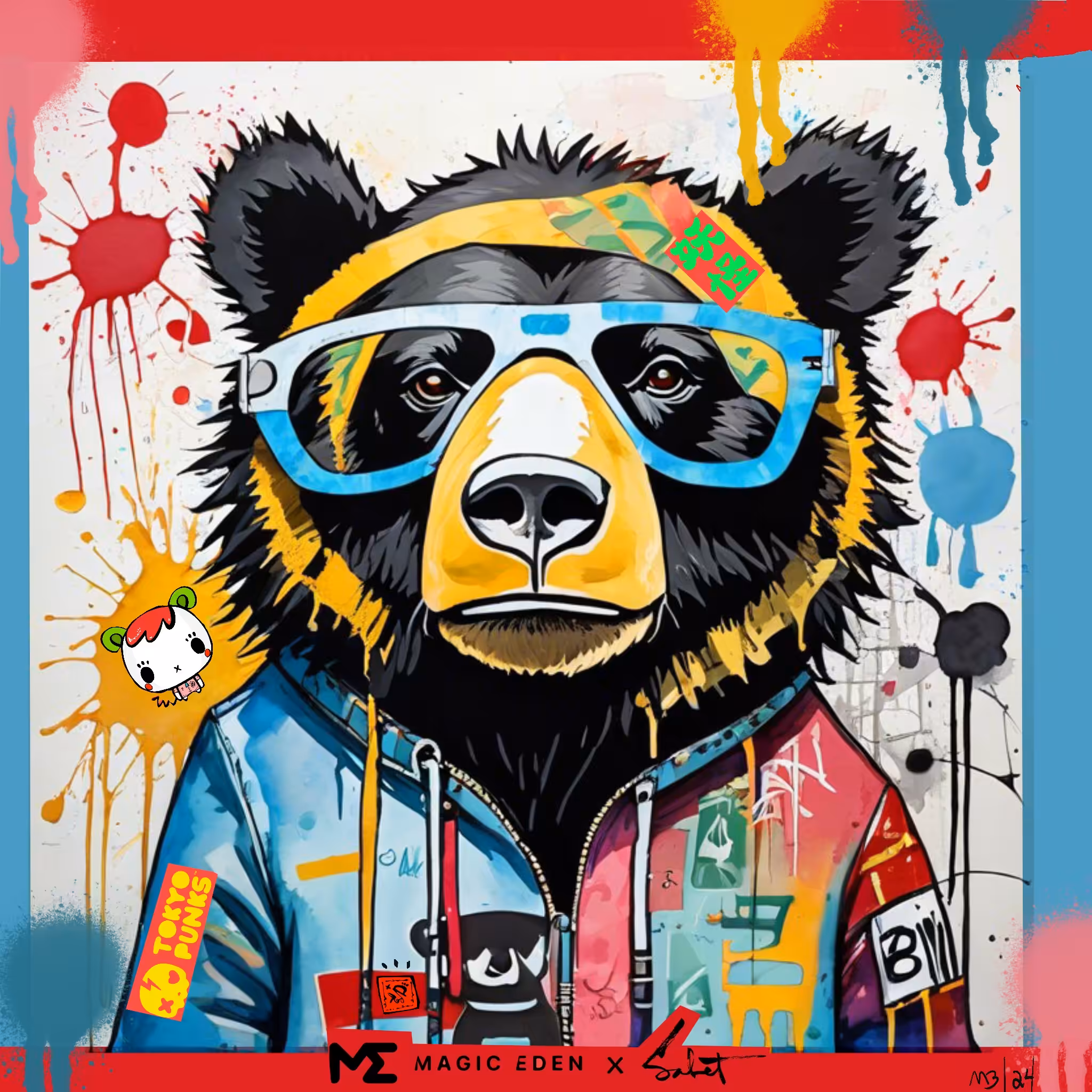The Bear ×MotherBear ×Tokyo Punks YŌKAI by SABET”