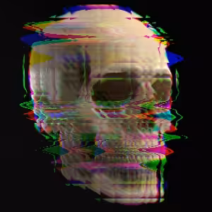 Glitched Skull #002