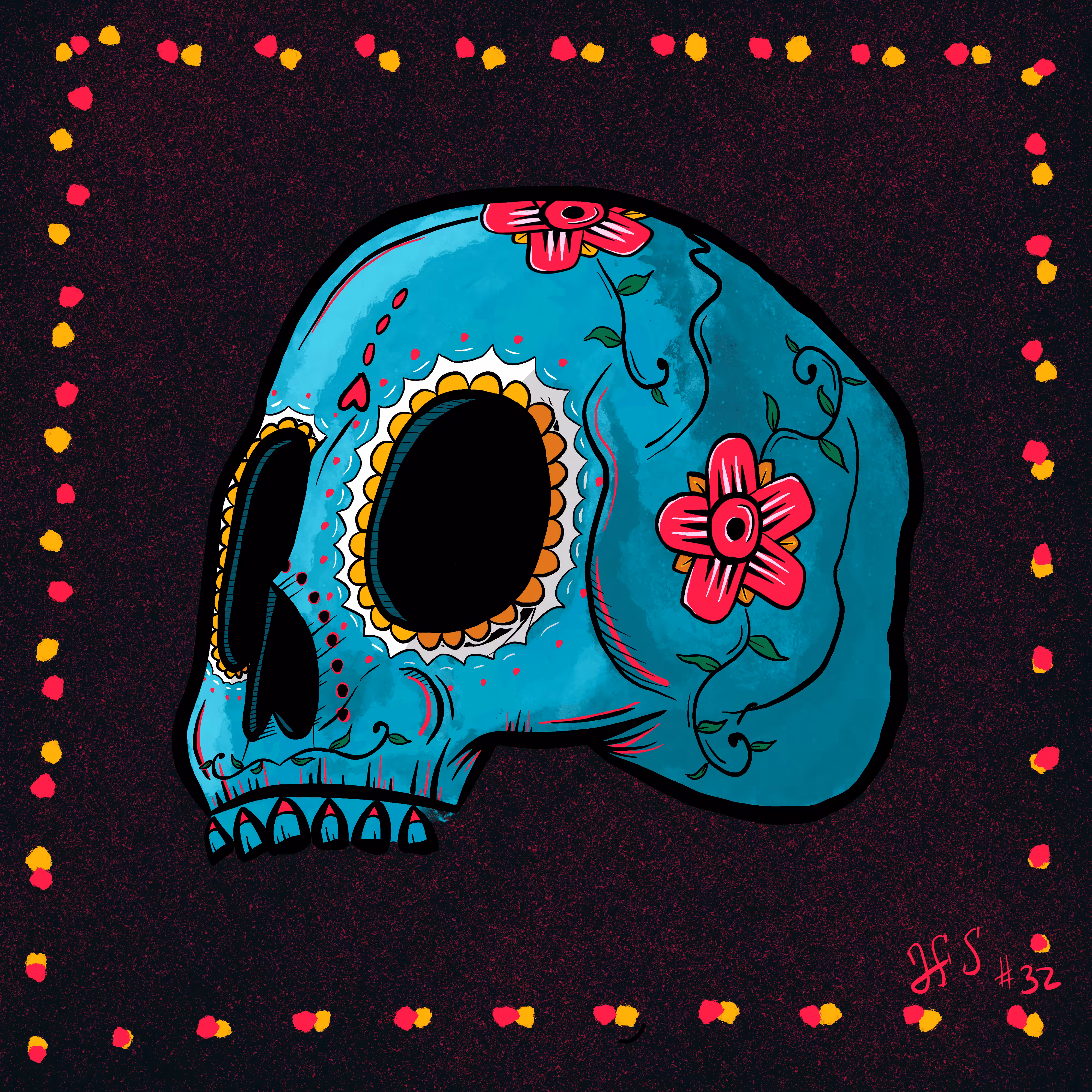 Almost Fancy Skull #32