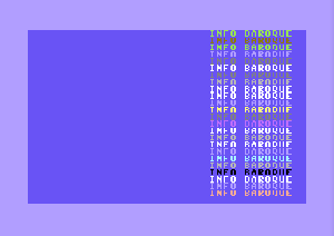 Rodeo post #643: Info Baroque 64