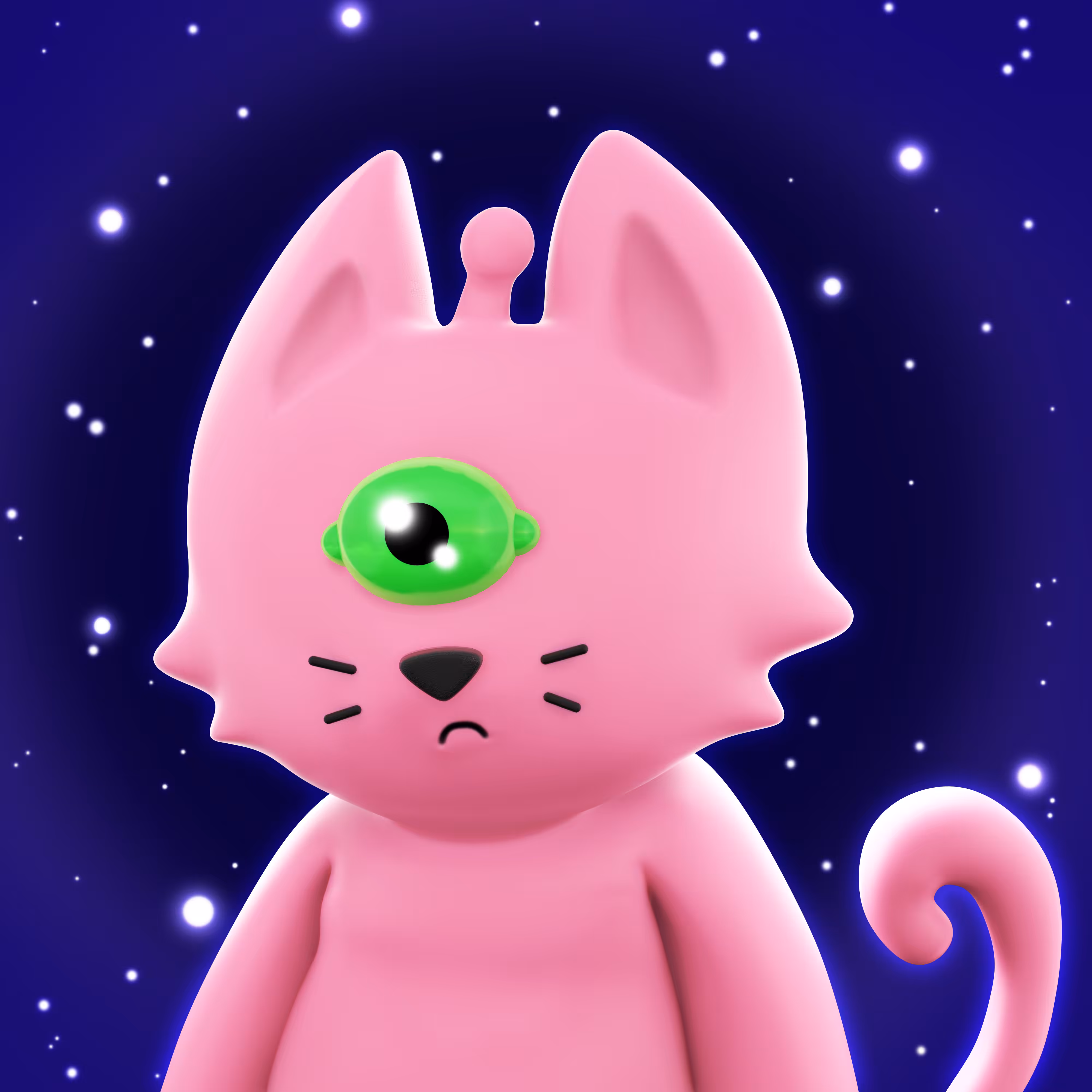 3D Cosmic Cats #8845