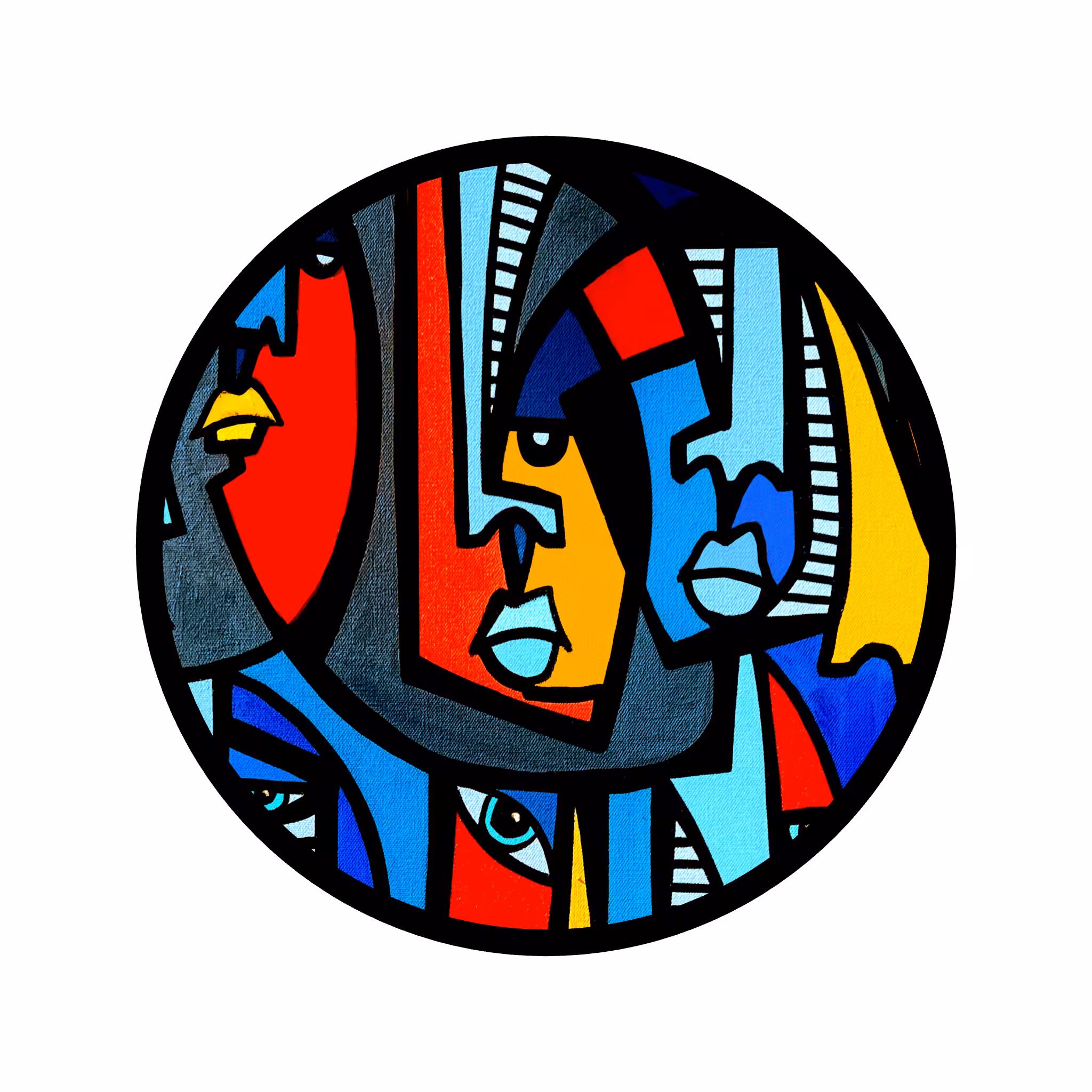 Cubist Circles: Cubist Circle 6