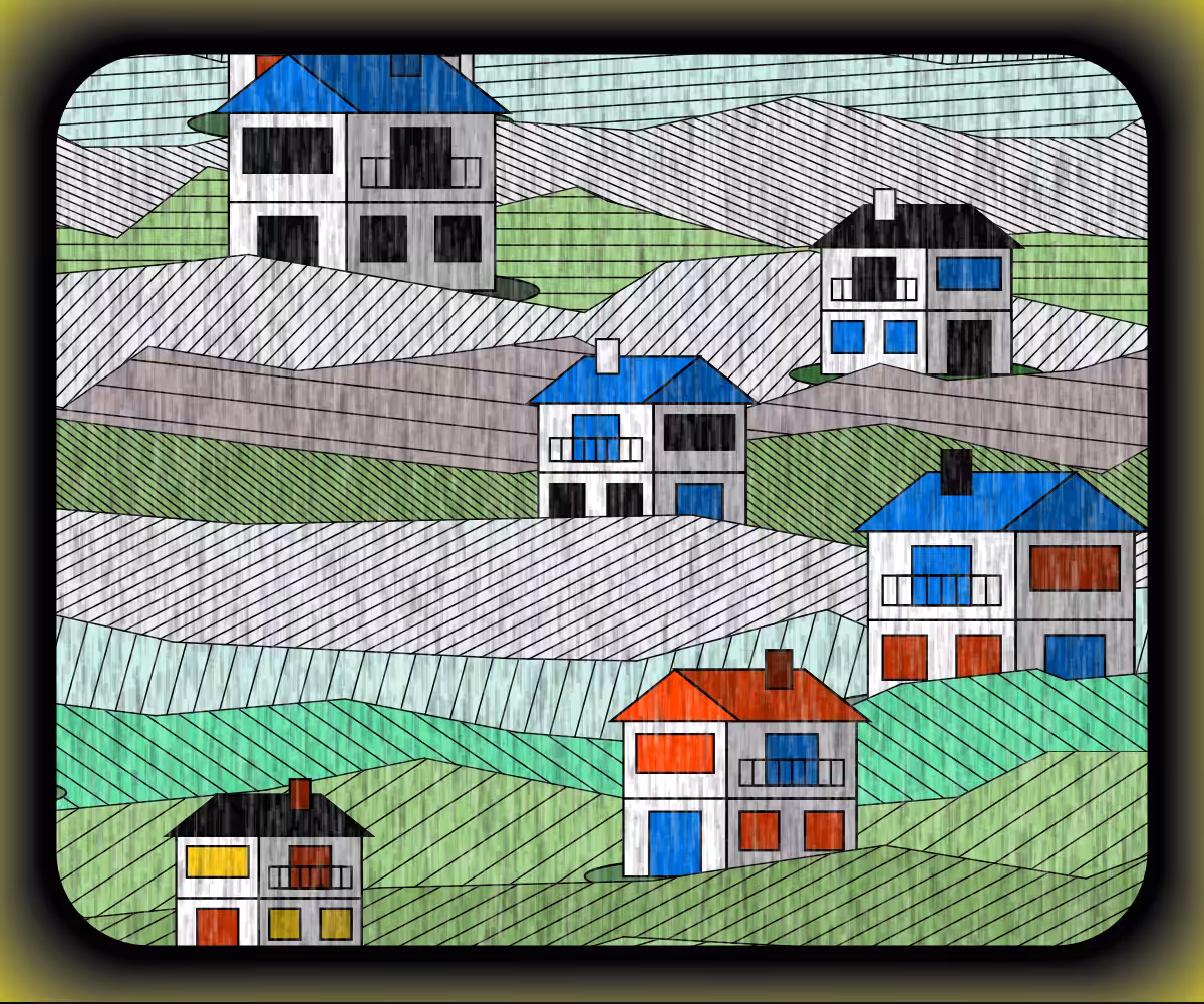 Rainy village #5