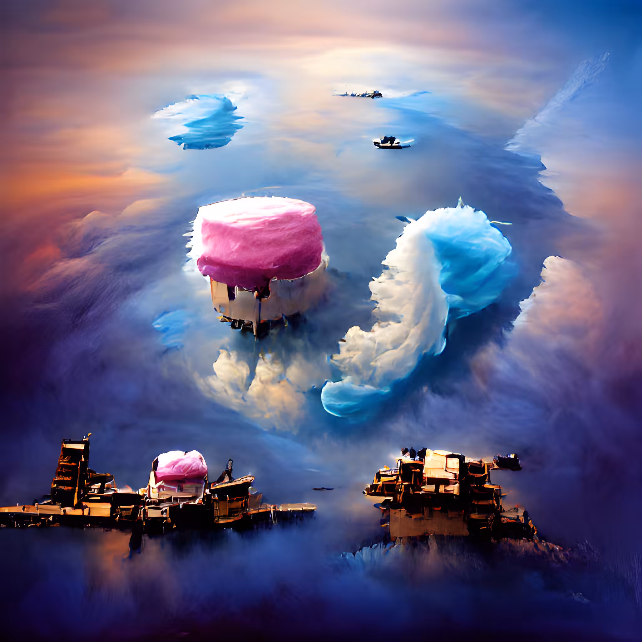 Cotton Candy Landscape #05